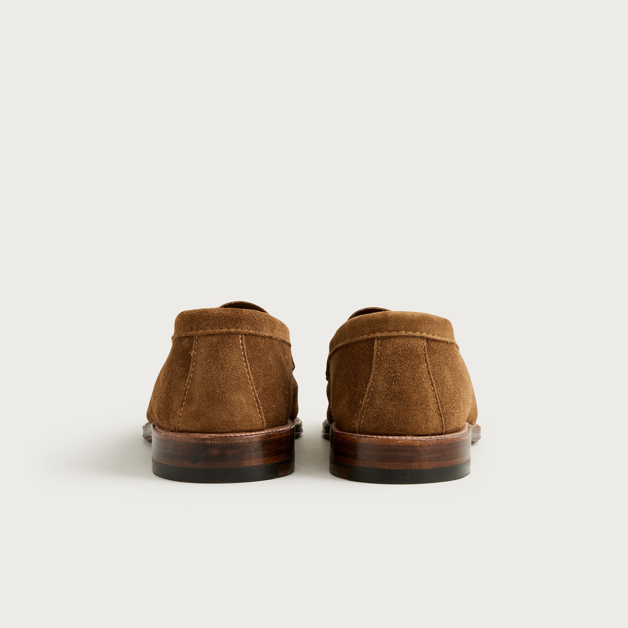Alden® for J.Crew suede penny loafers