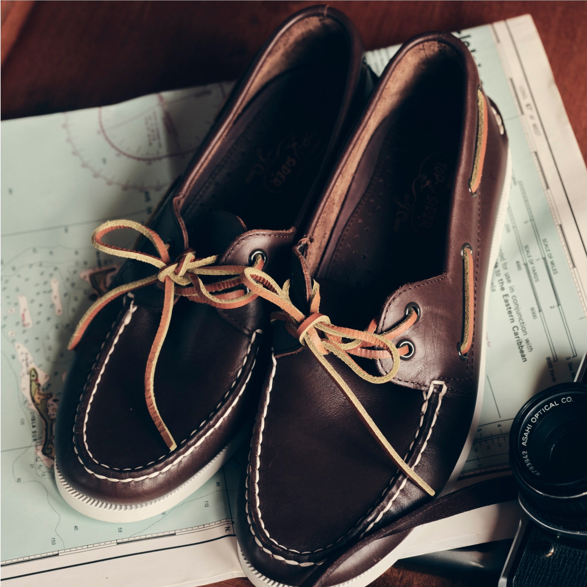  Sperry&reg; X J.Crew Authentic Original two-eye boat shoes
