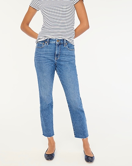factory: curvy essential straight jean in all-day stretch for women