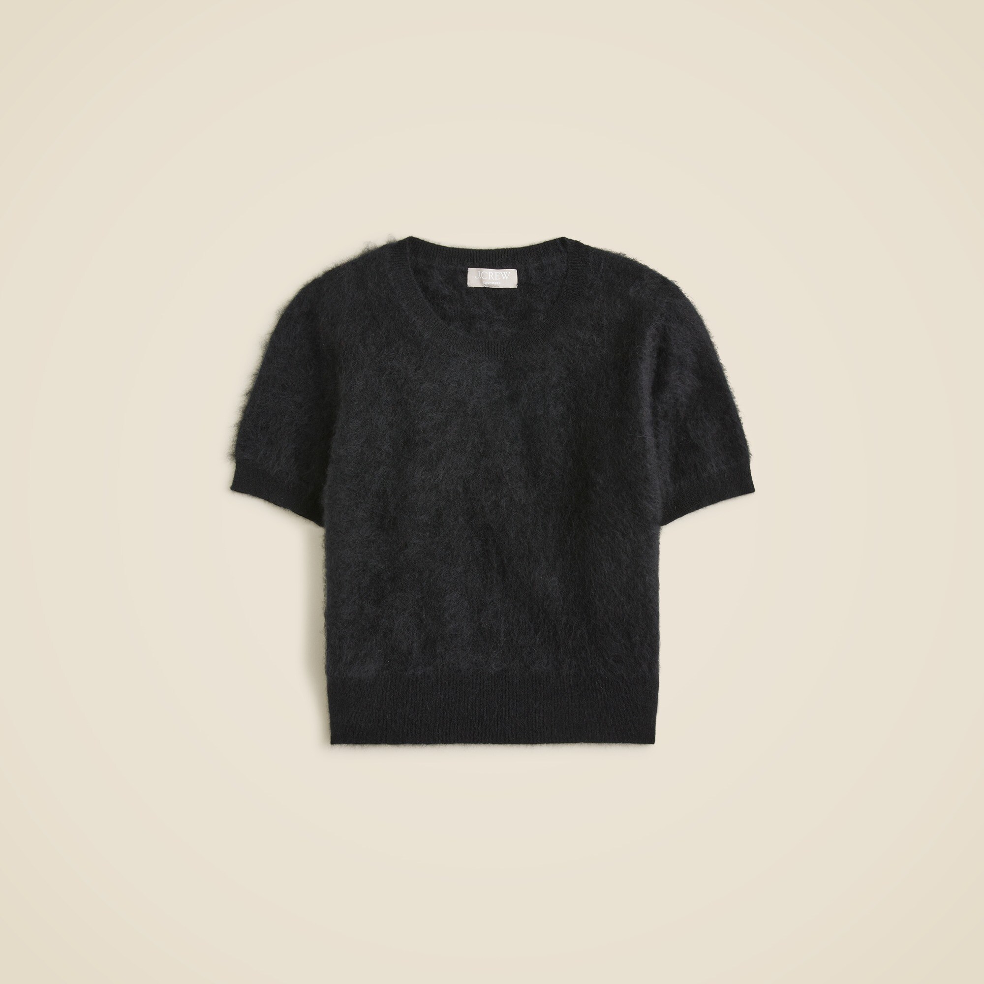 Brushed cashmere T-shirt