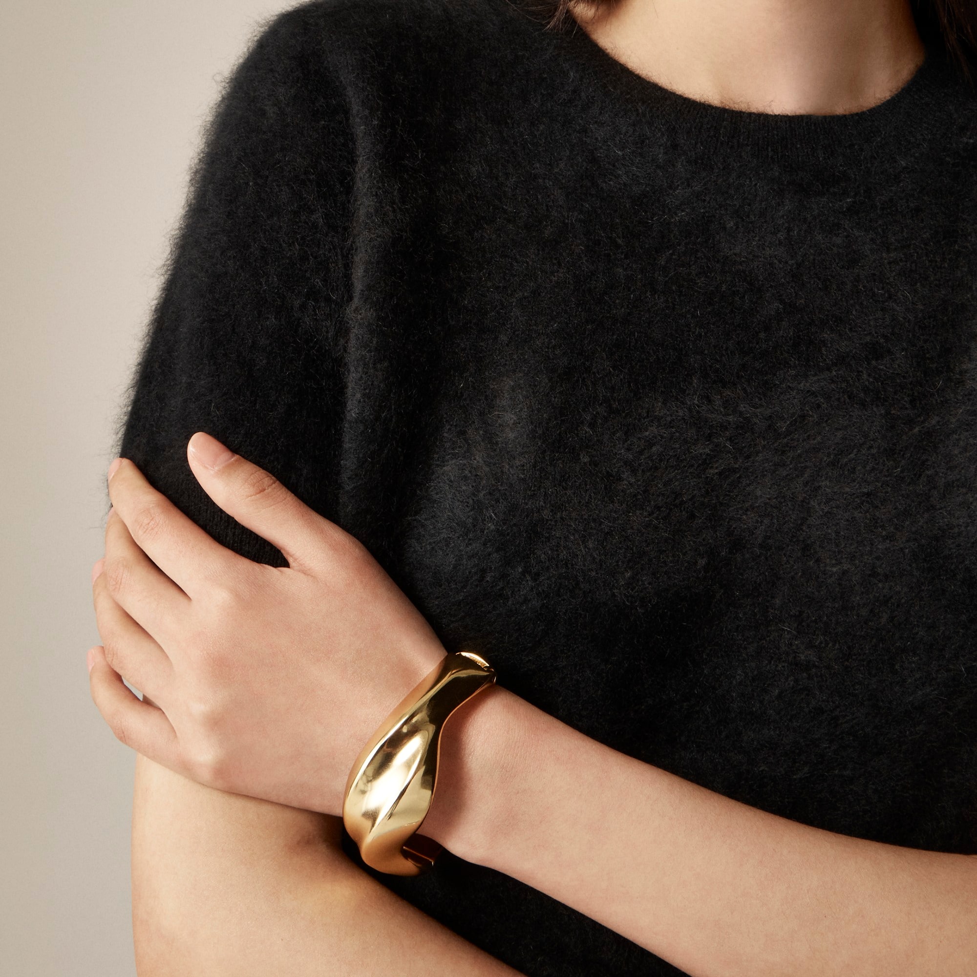 Brushed cashmere T-shirt