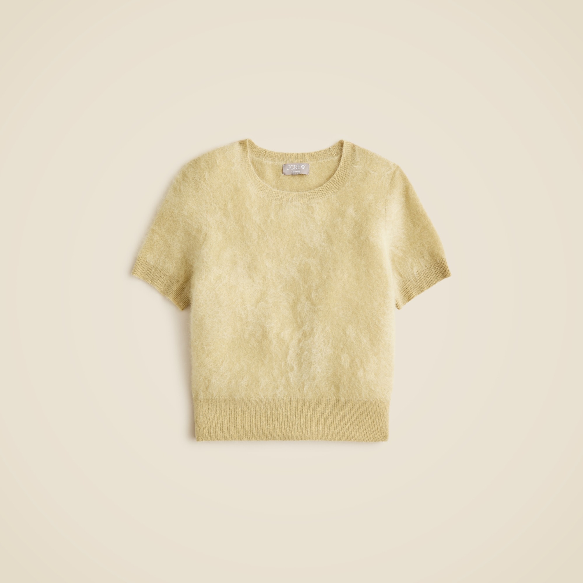 Brushed cashmere T-shirt