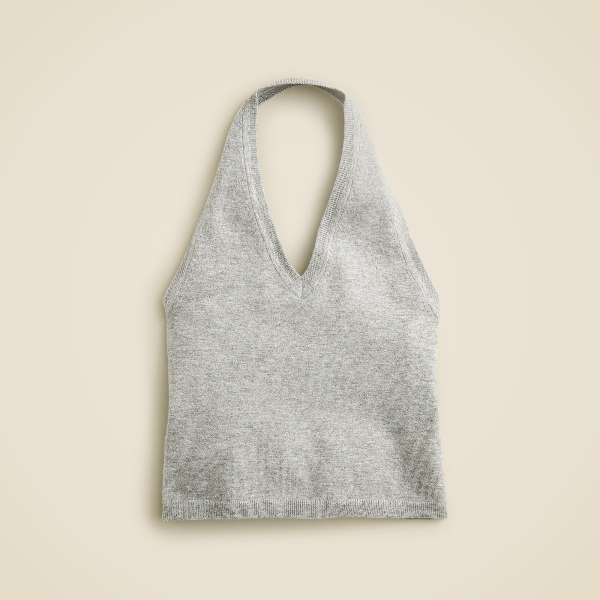 Featherweight cashmere halter top