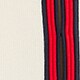 Emilie sweater lady jacket in stripe RED MOROCCAN SAND 