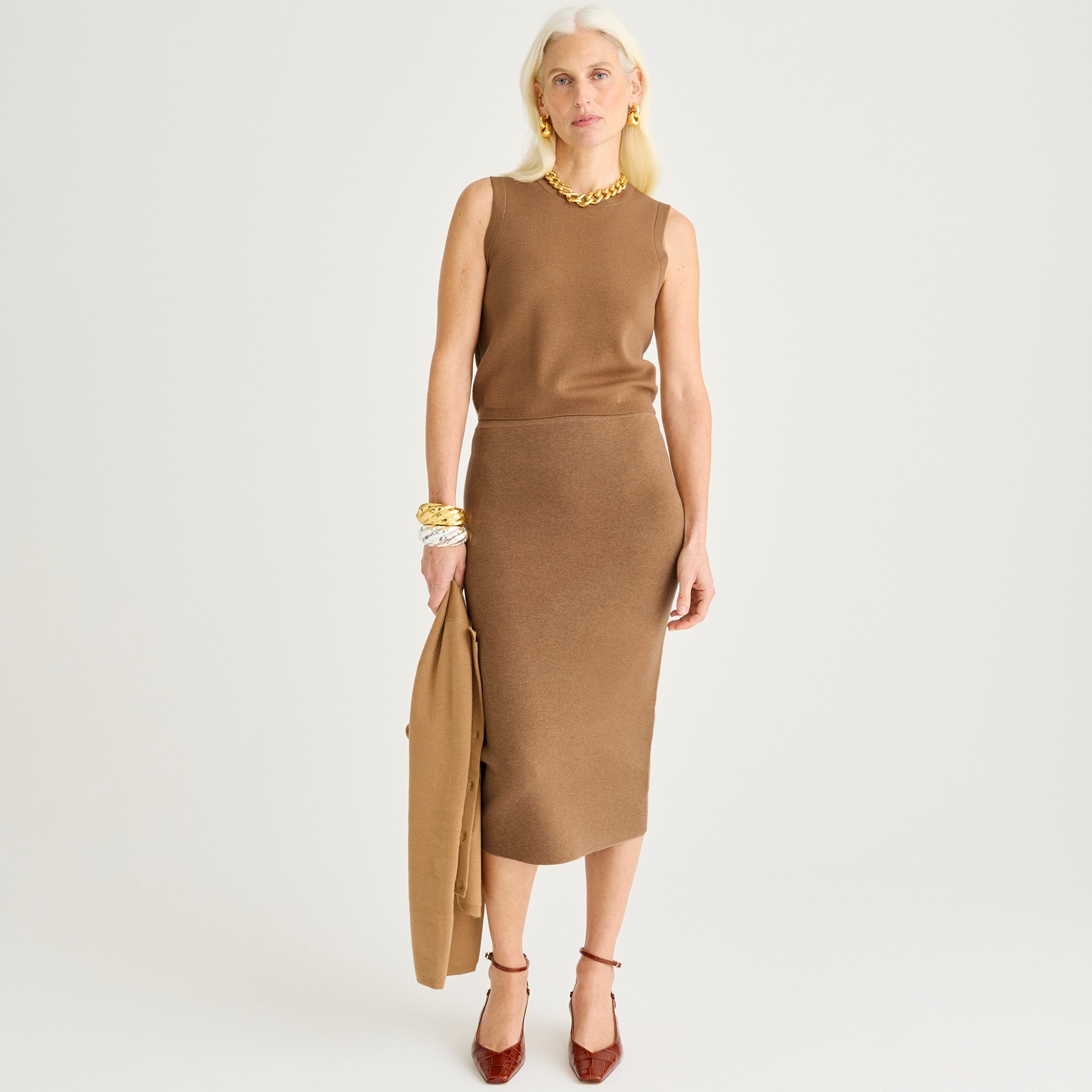 Sweater shell in TENCEL™ lyocell blend
