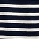 Cashmere relaxed T-shirt in stripe NAVY SNOW
