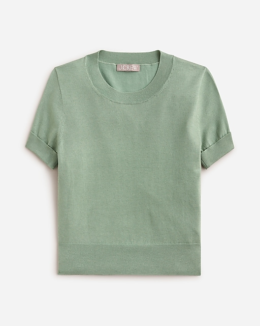  Shrunken TENCEL&trade; lyocell-blend T-shirt