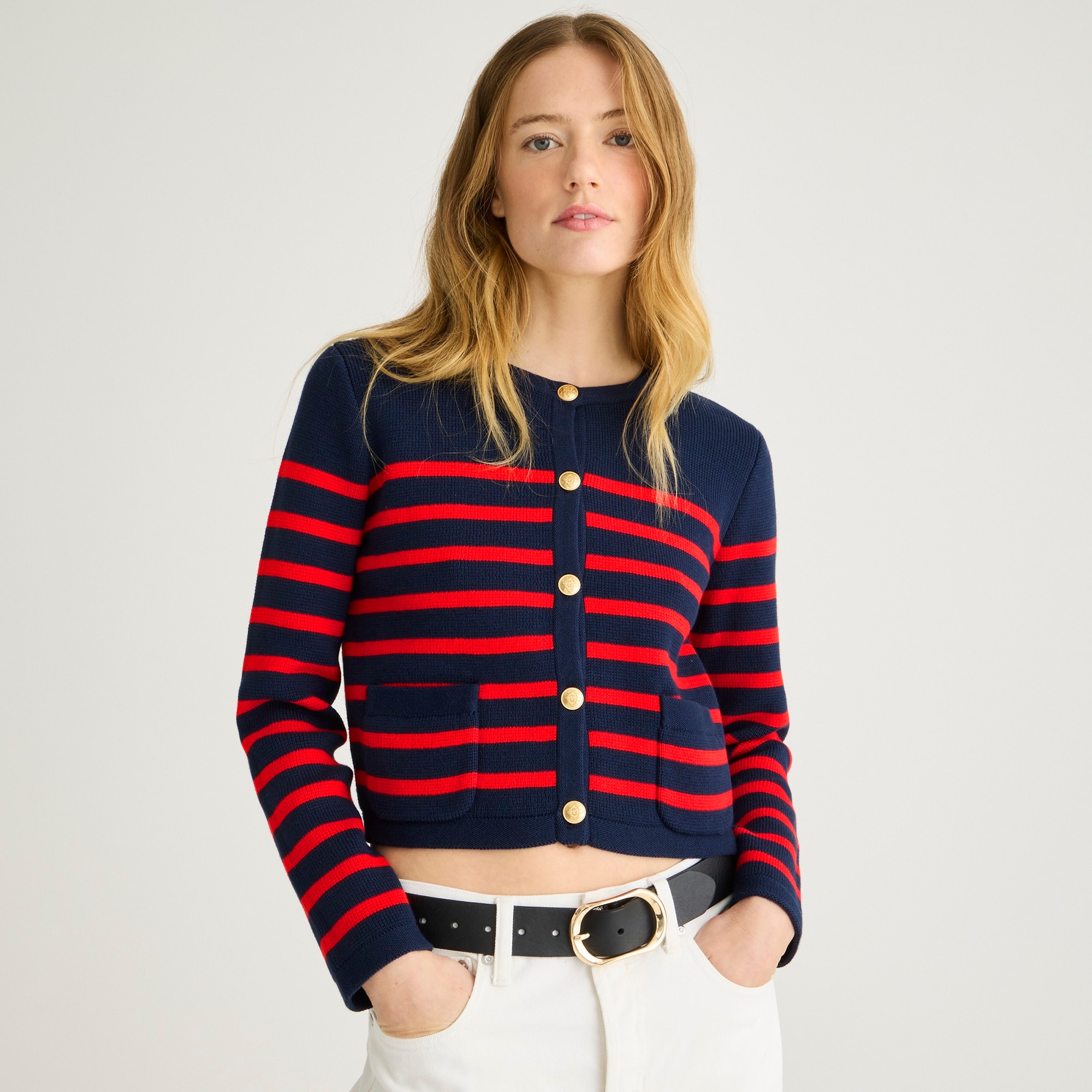  Emilie sweater lady jacket in stripe