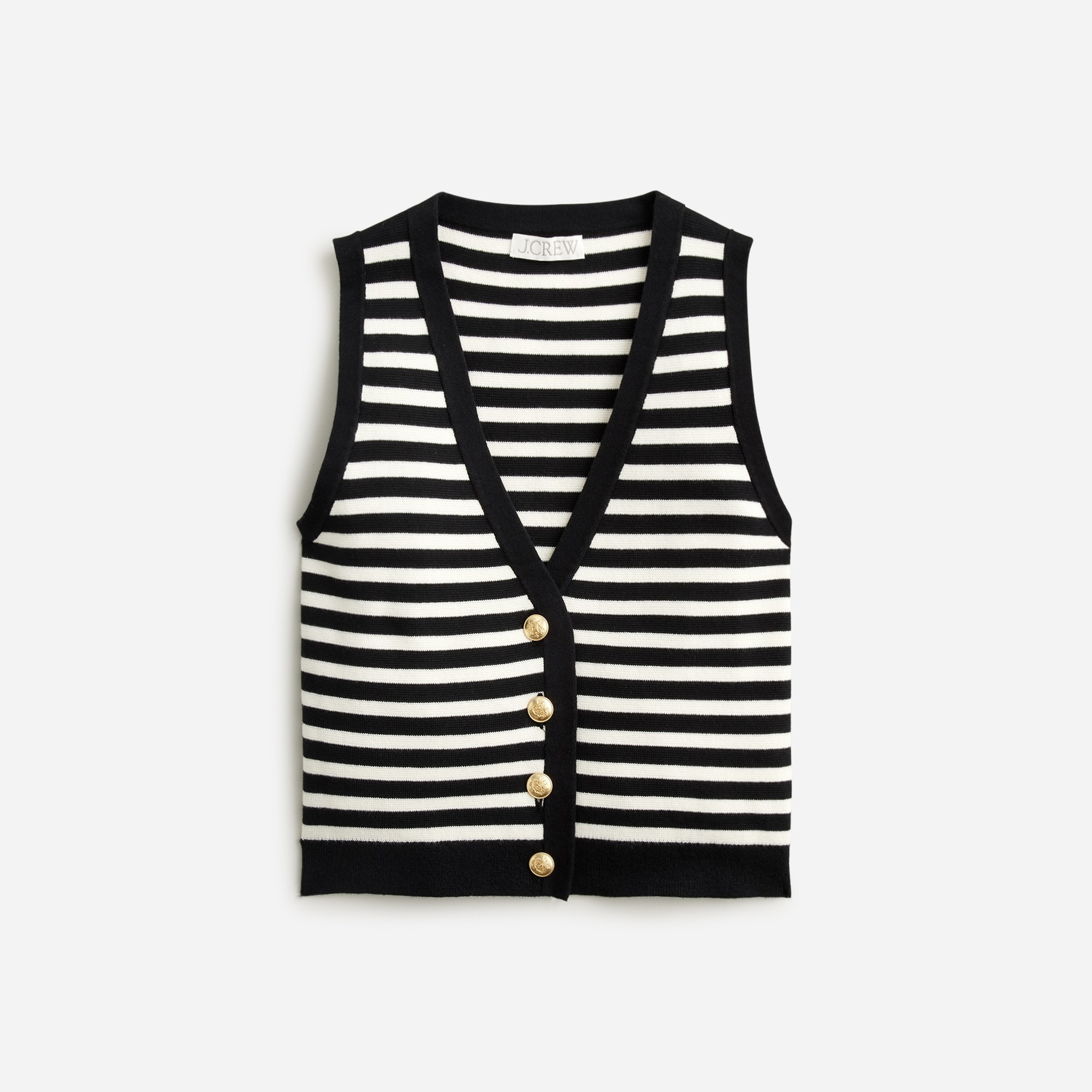 J.Crew Emilie Sweater vest In Stripe For Women