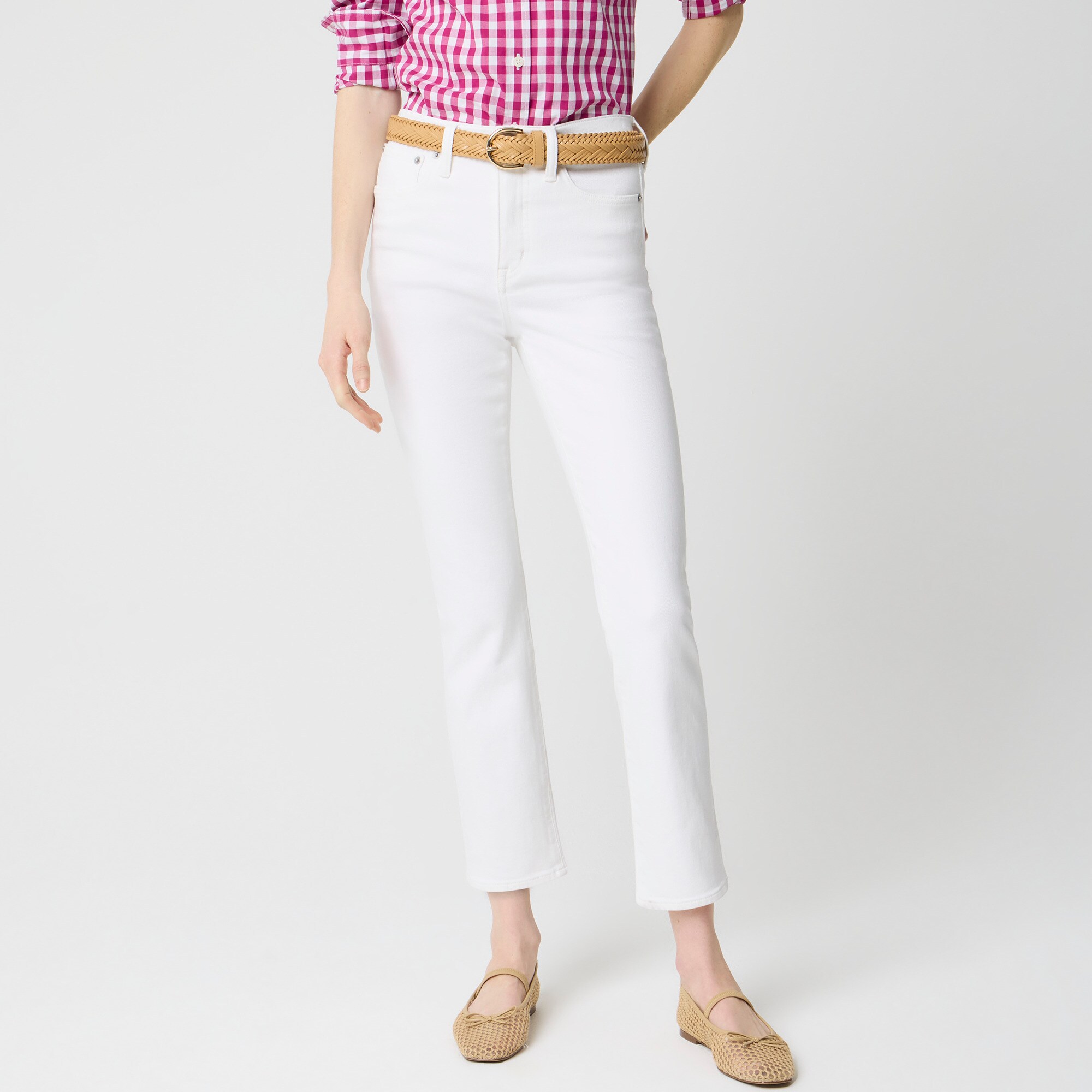 Essential Straight White Jean In All-day Stretch For Women | Factory