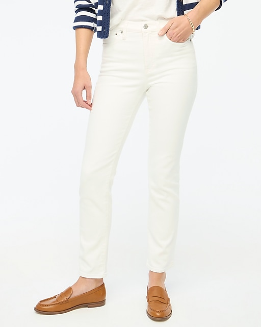  Tall essential straight white jean in all-day stretch