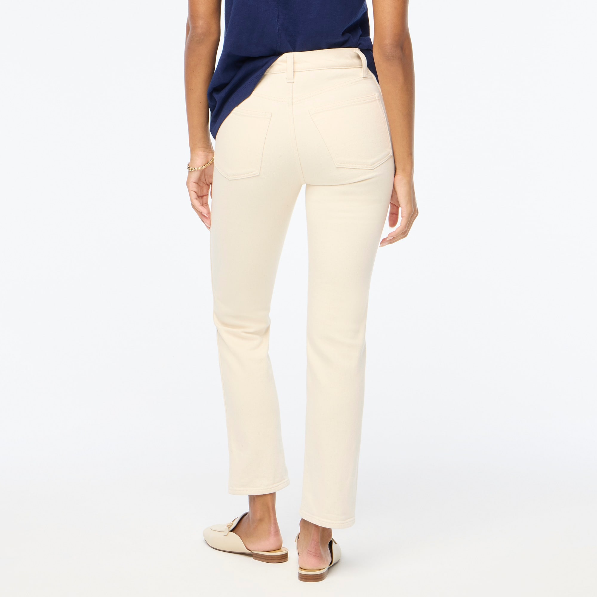 Petite classic vintage ecru jean in all-day stretch