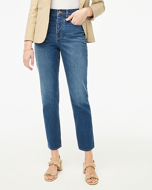 womens Petite Premium Edition high-rise straight jean