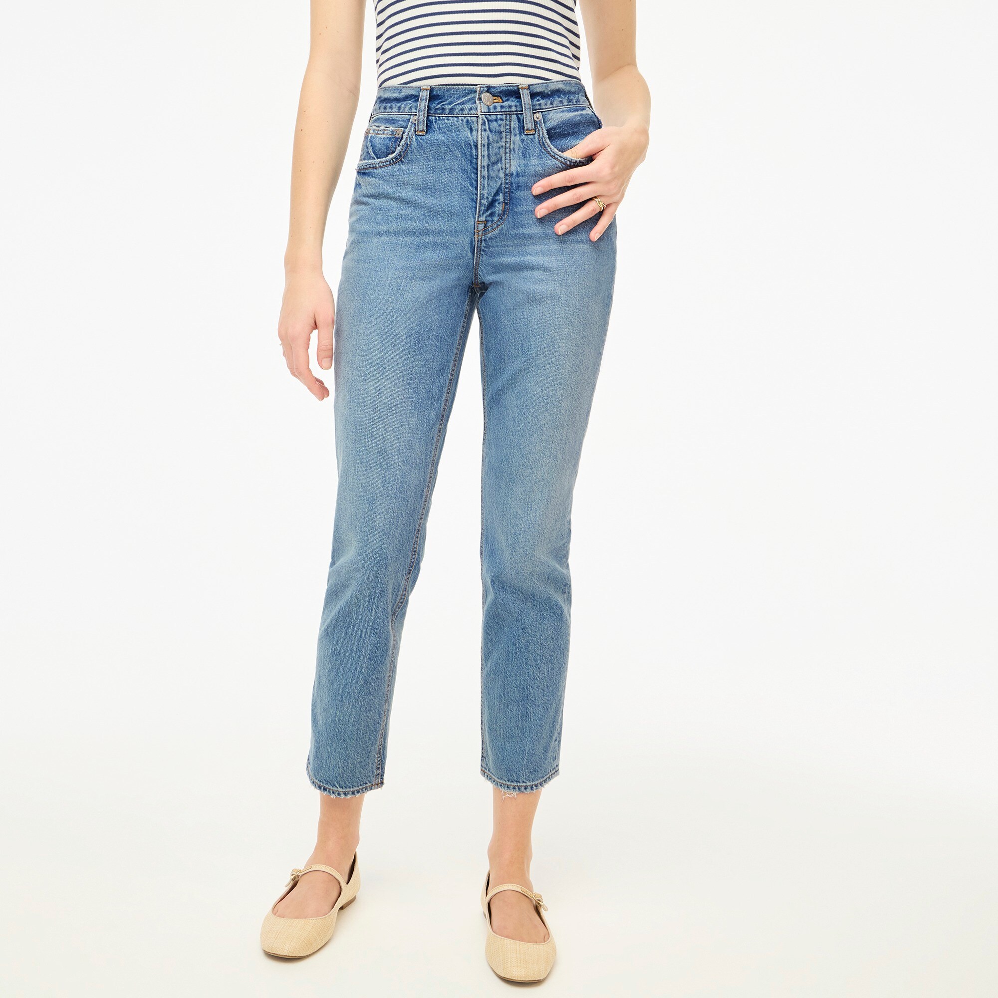 Factory: Premium Edition High-rise Straight-leg Jean For Women