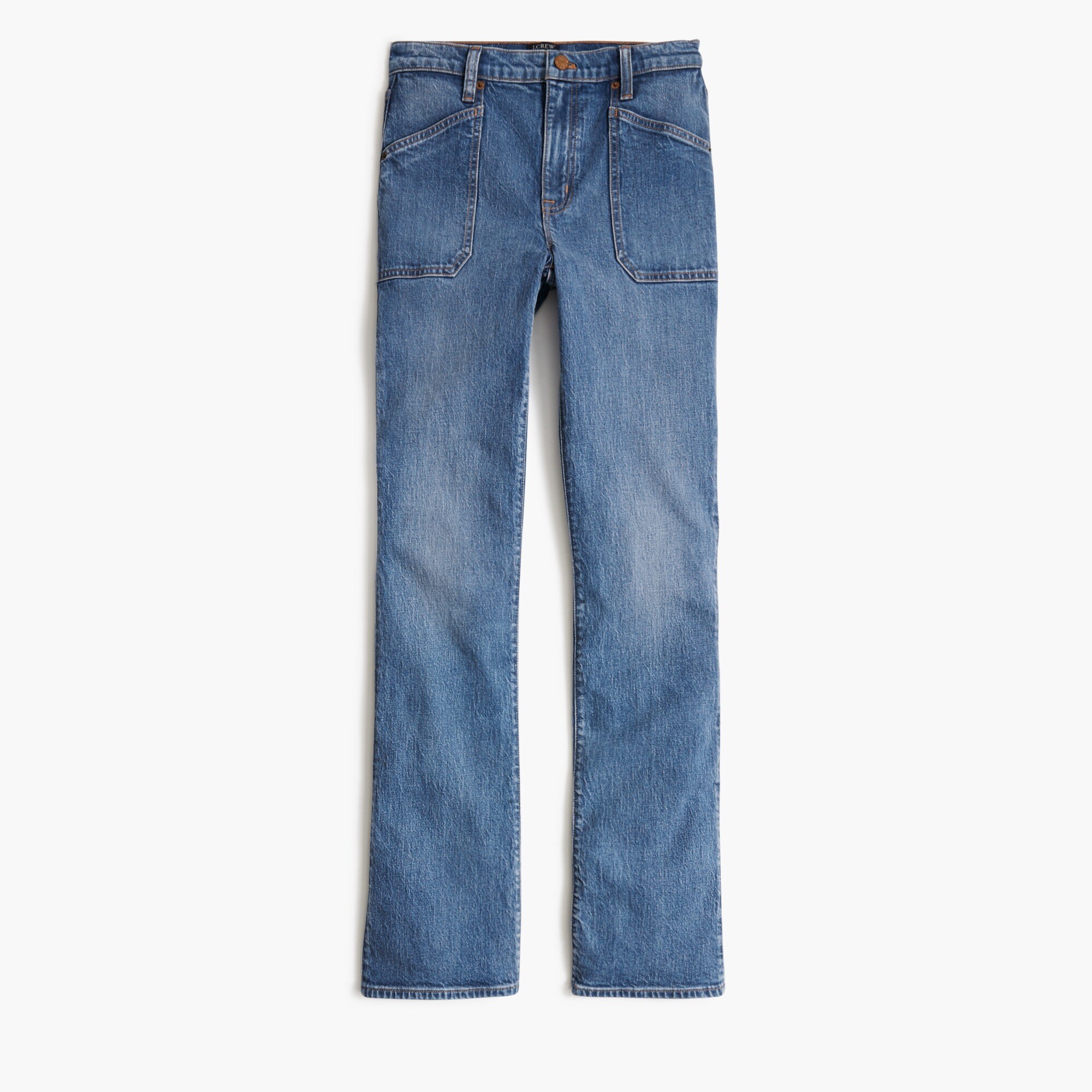 Bootcut utility jean in all-day stretch