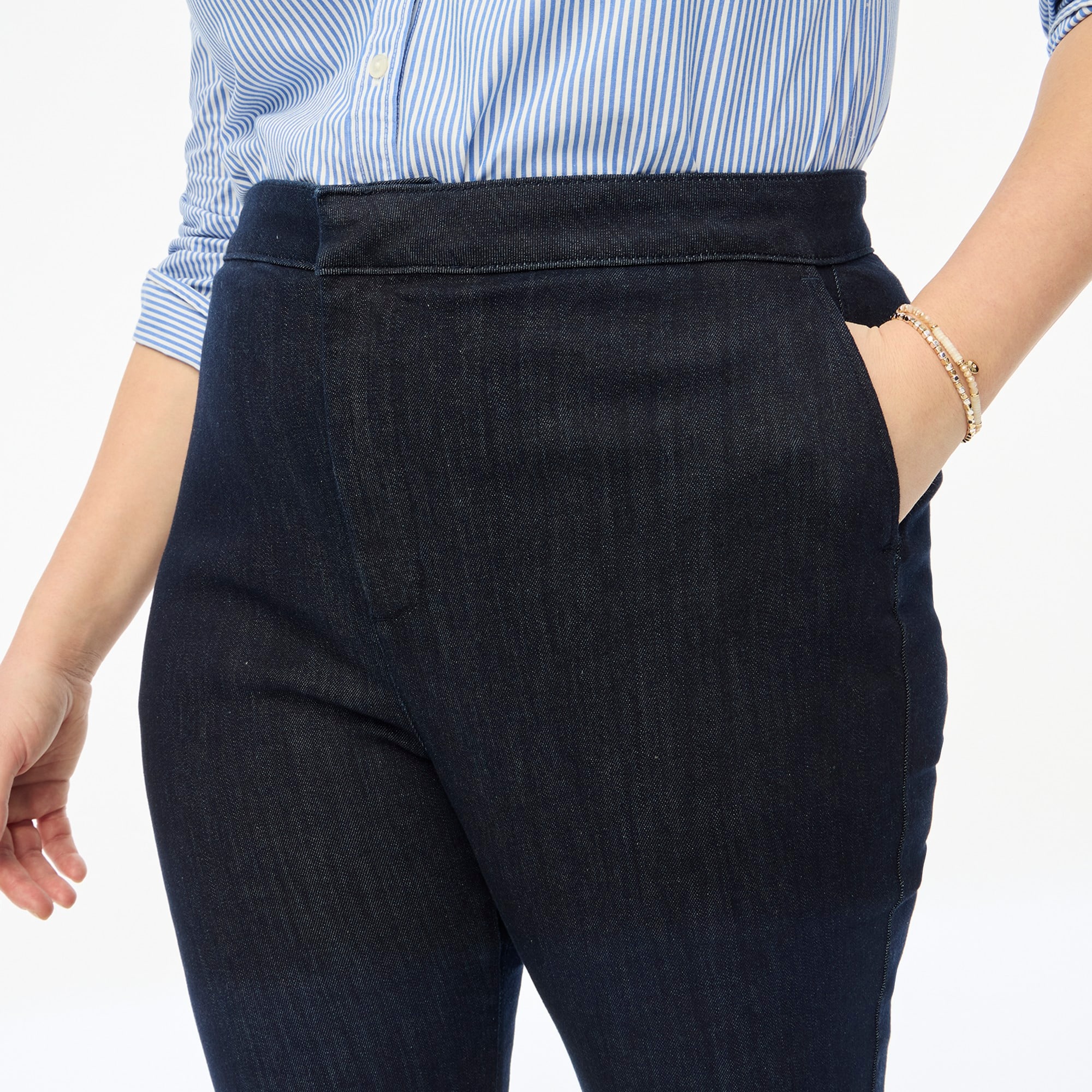 Trouser jean in signature stretch