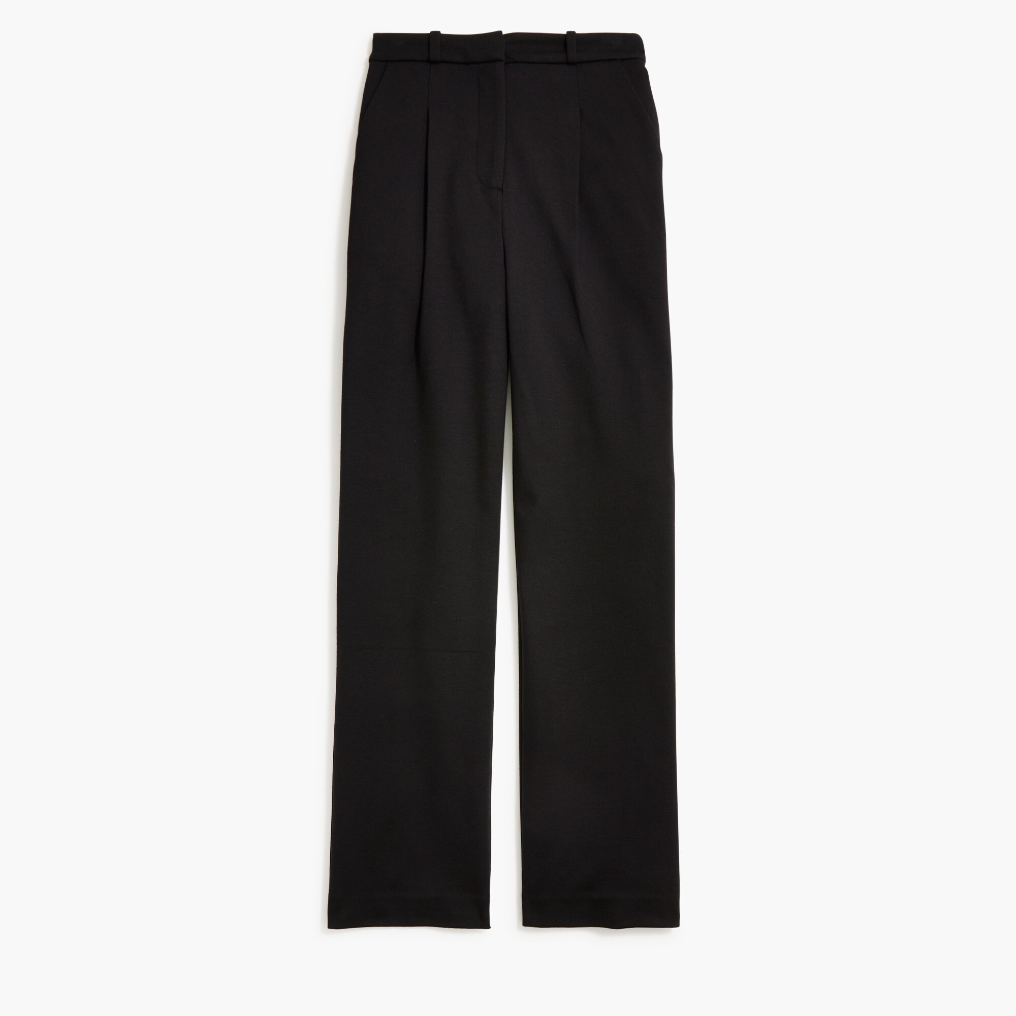 Wide-leg ponte pant