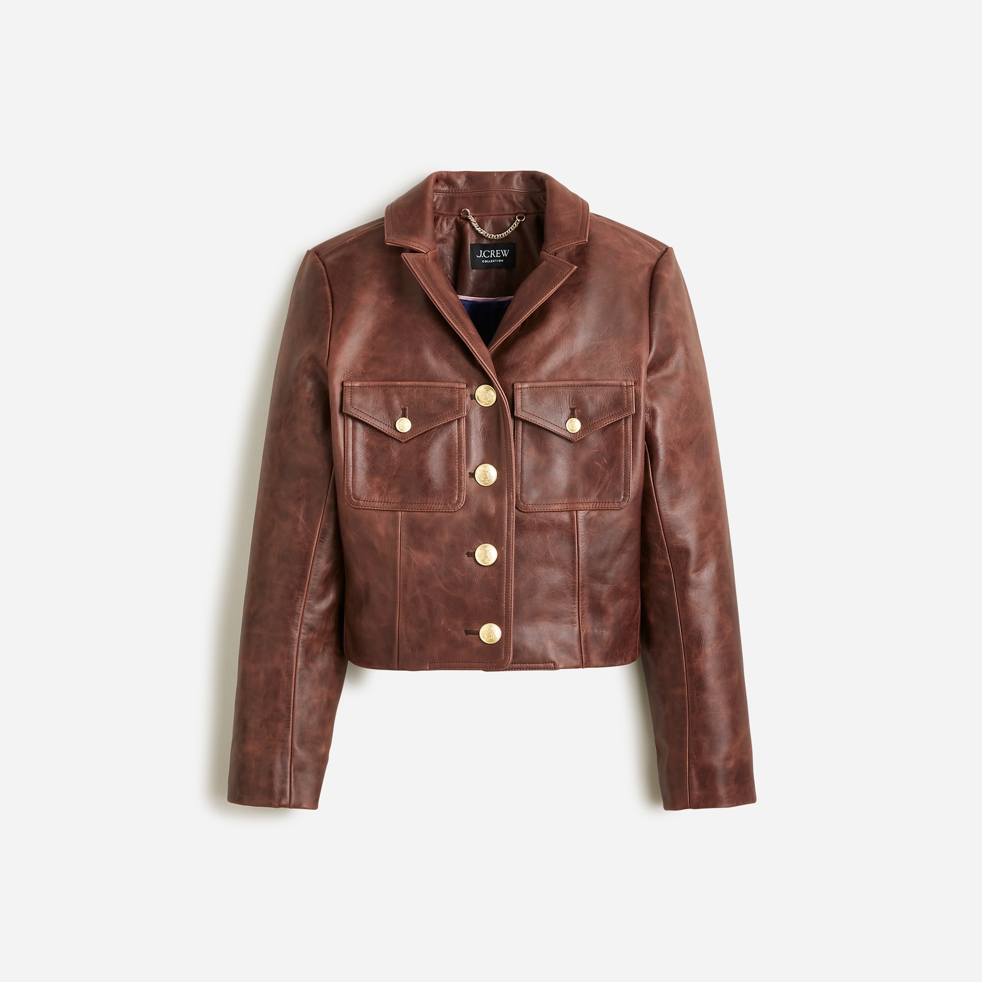 Collection leather lady jacket