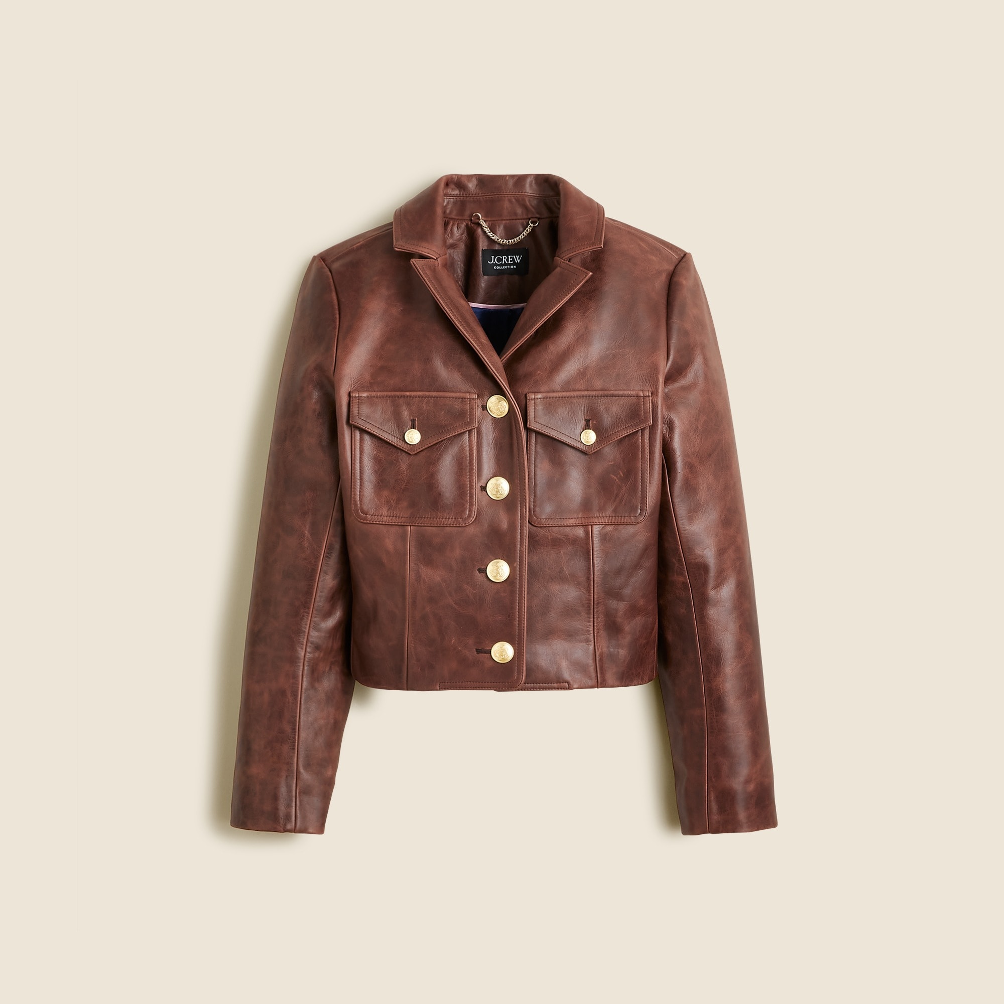 Collection leather lady jacket