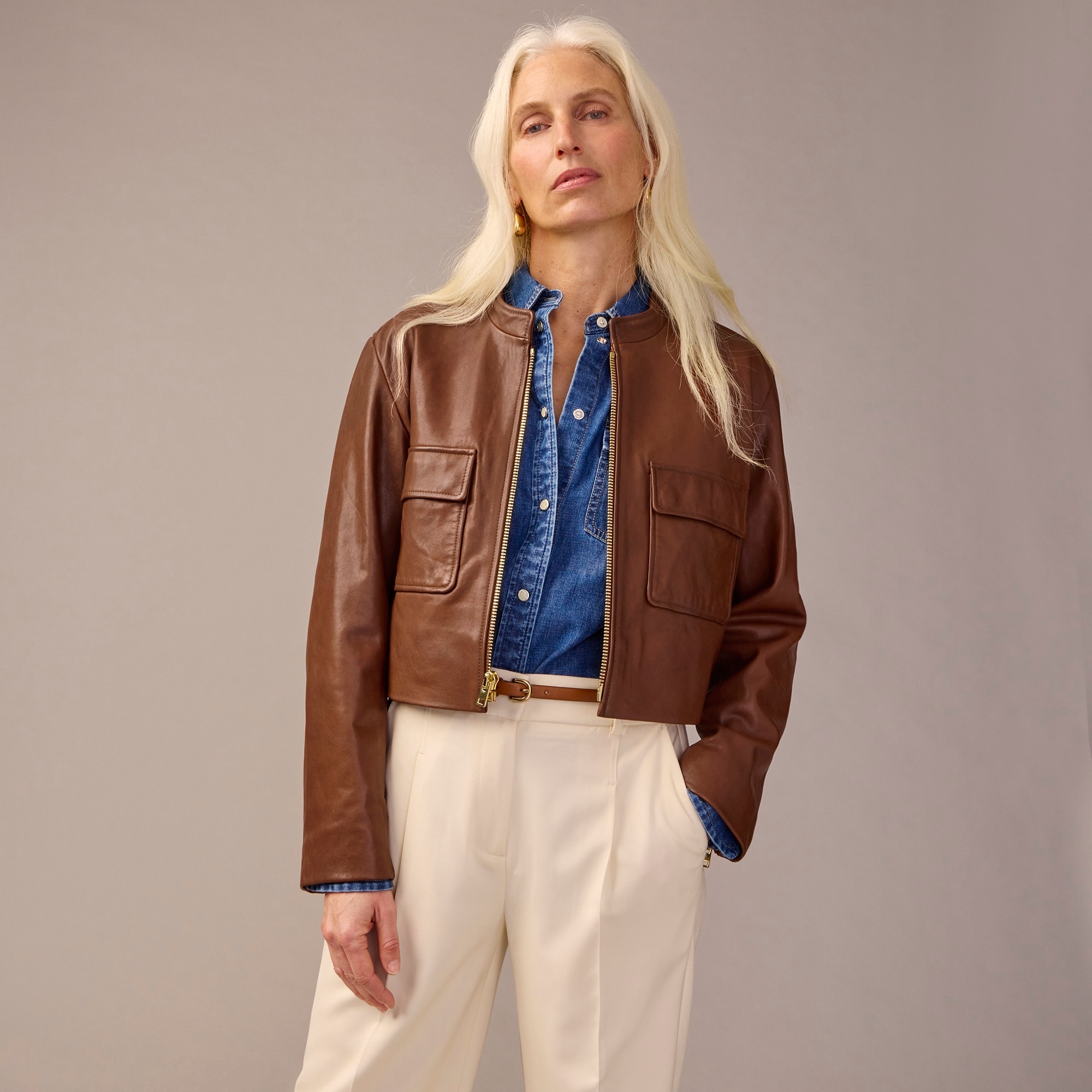 Collection Jodie leather lady jacket - image 2