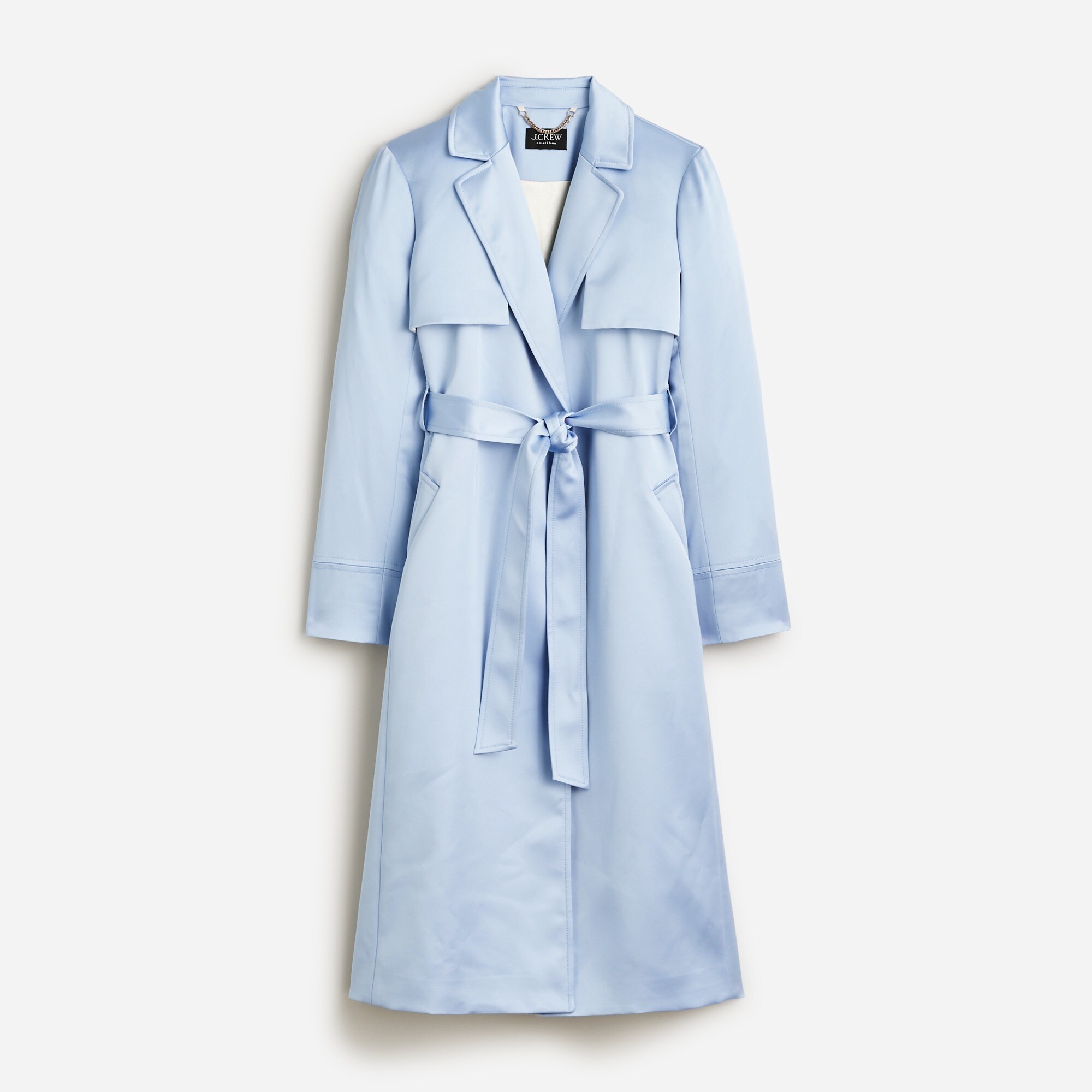 womens Collection Harriet trench coat in tailored satin