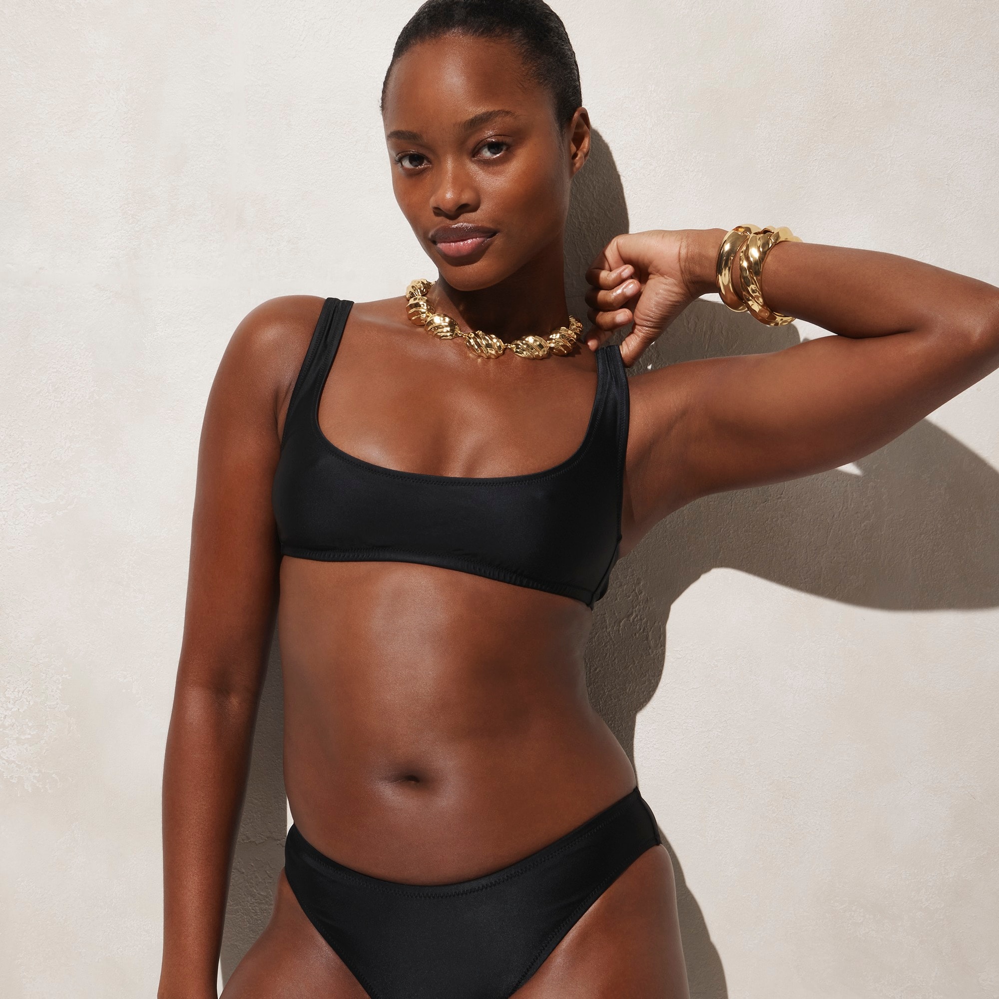 j.crew: scoopneck bikini top for women