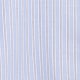 Button-up cotton voile shirt in stripe MEDIUM BLUE