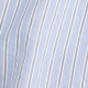 Cotton voile short in stripe MEDIUM BLUE