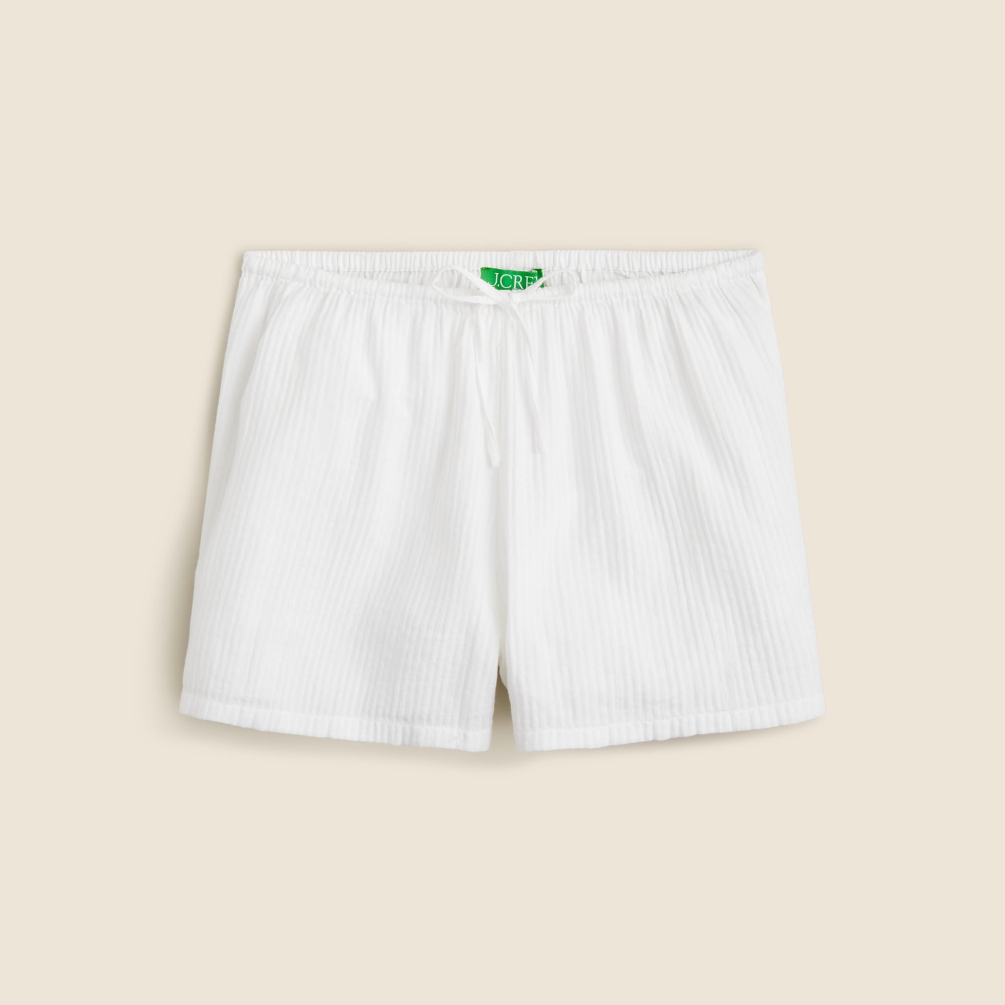 【toomuchtax】LACE RIBBED MICRO SHORTS TOOMUCHTAX Lace Ribbed Micro Shorts - White | International