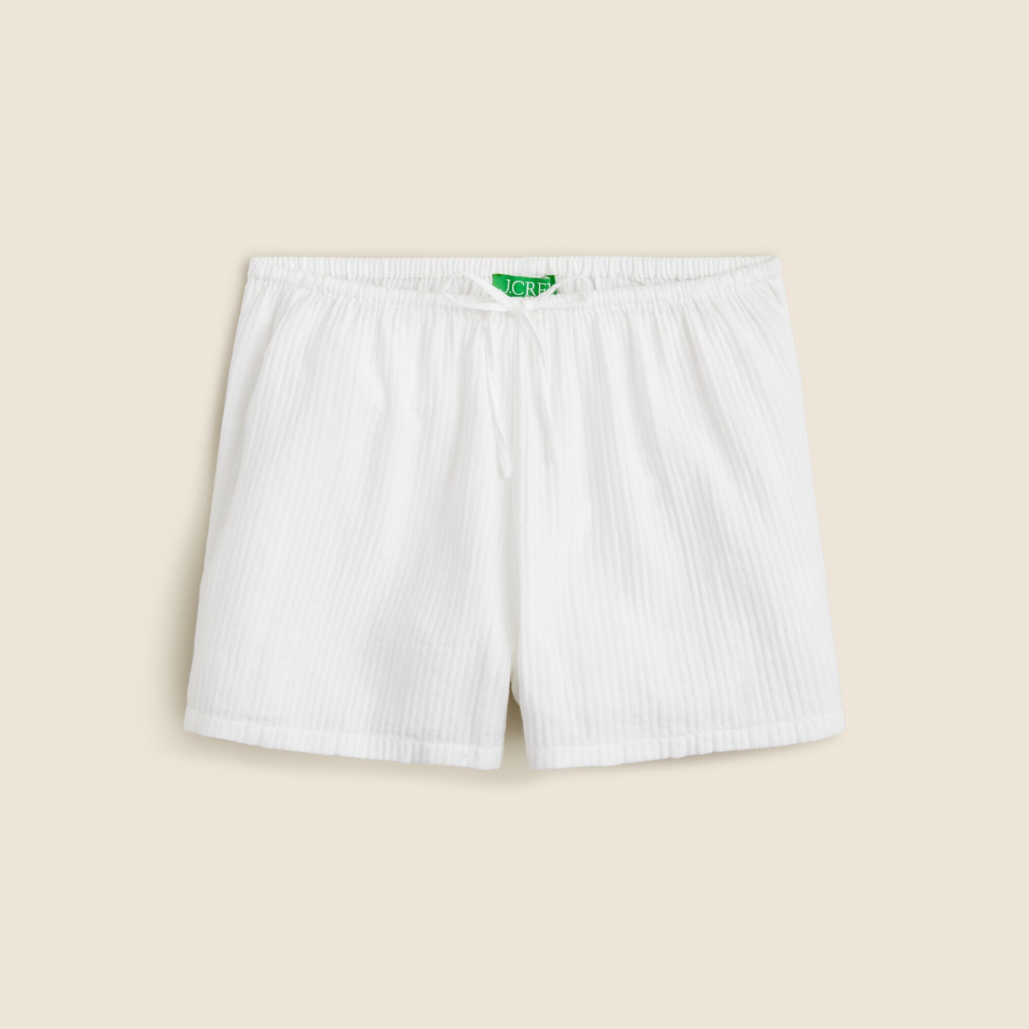 Airy gauze beach short