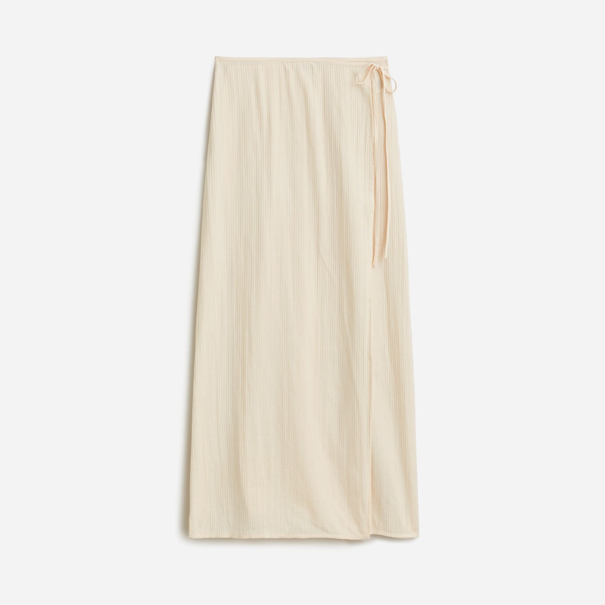 womens Side-tie beach skirt in airy gauze
