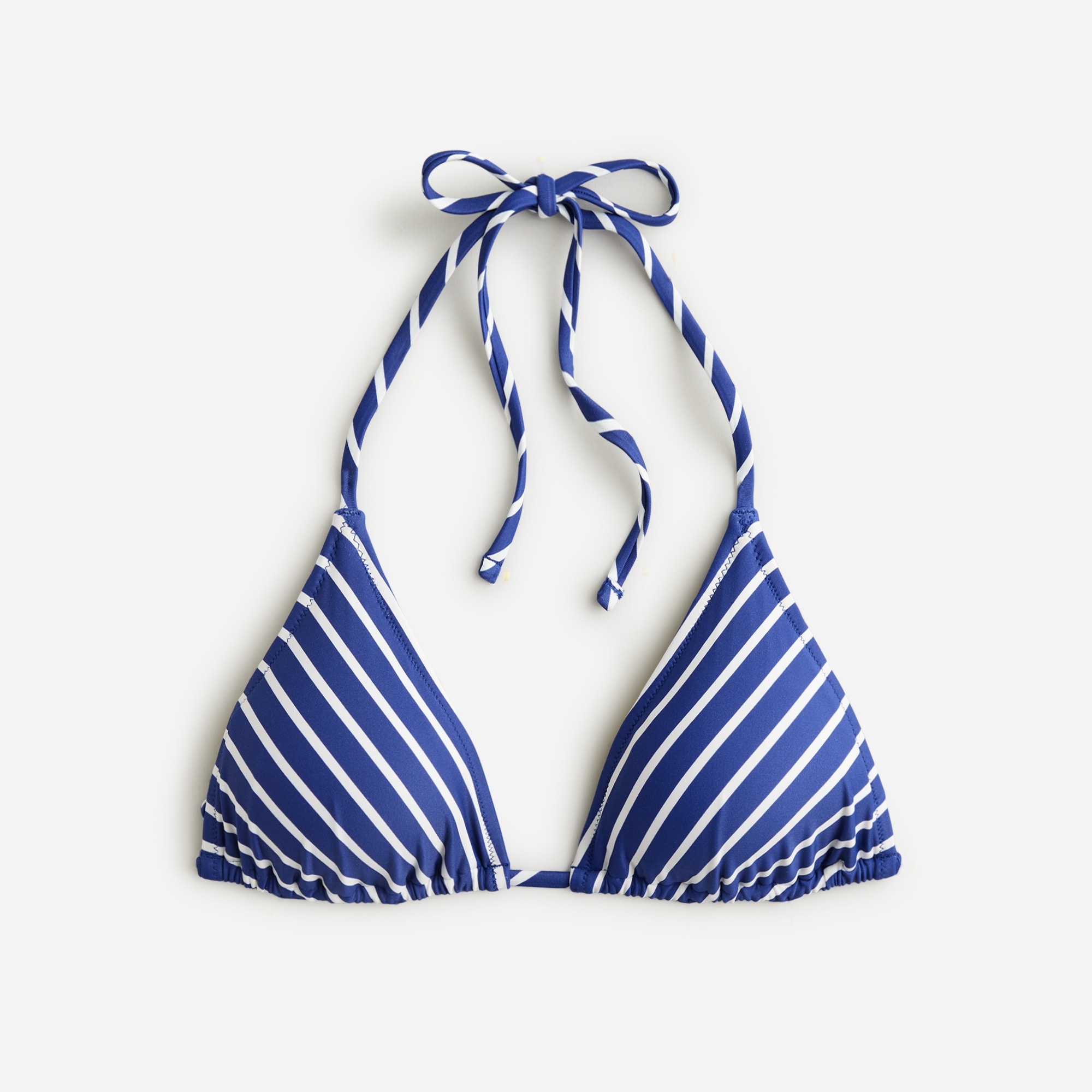  String bikini top in stripe