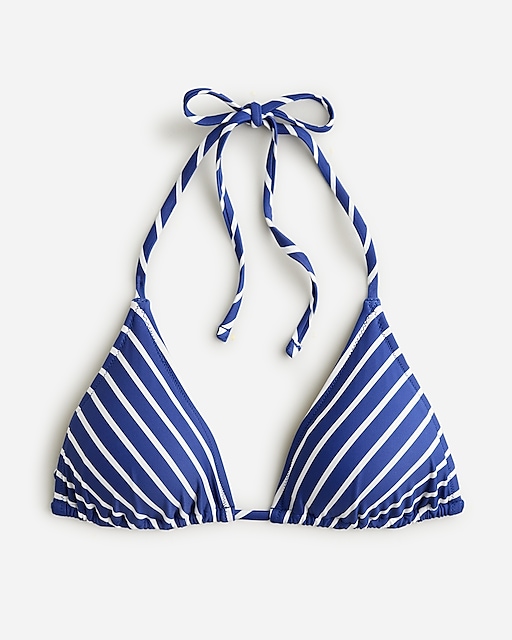  String bikini top in stripe