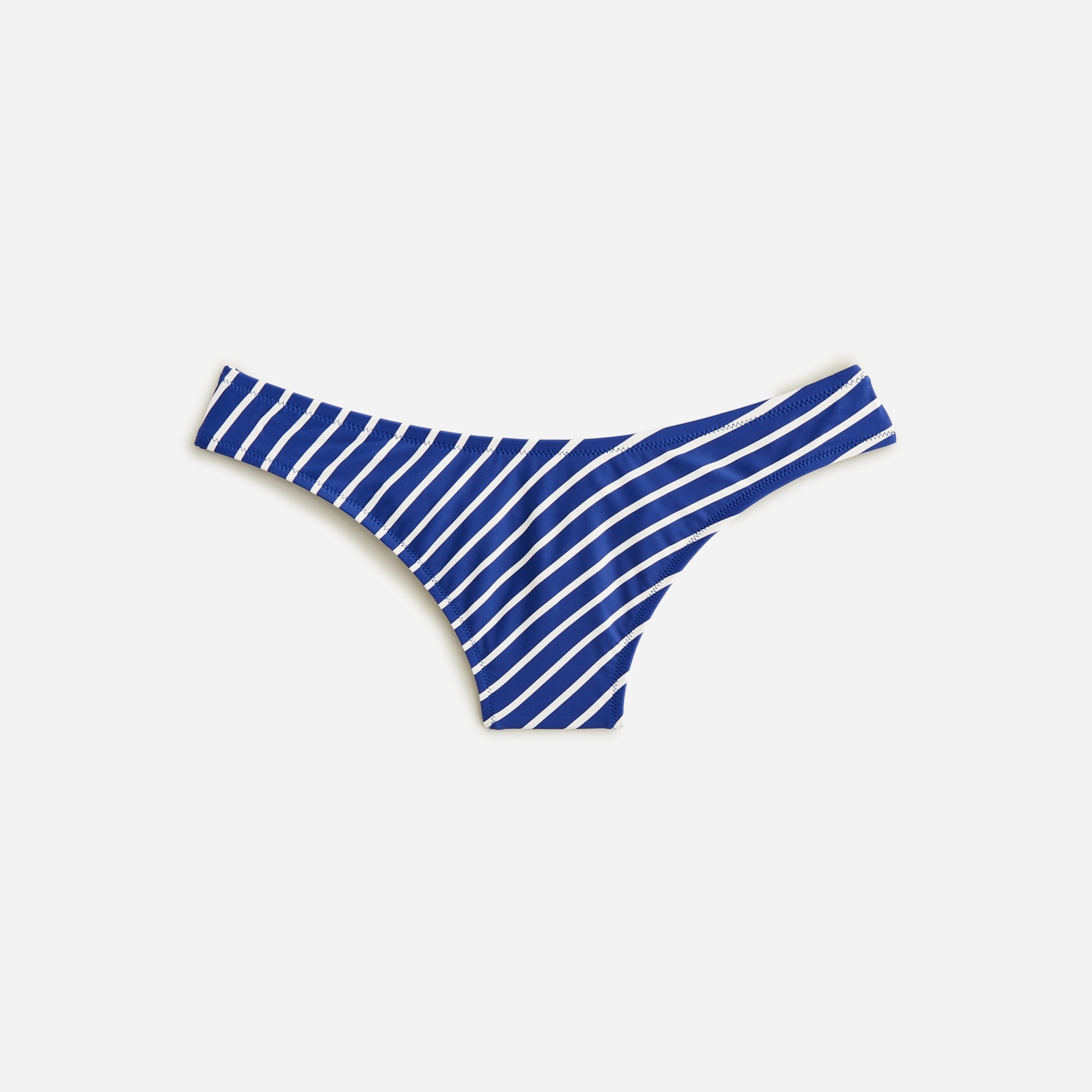  '90s high-leg bikini bottom in stripe