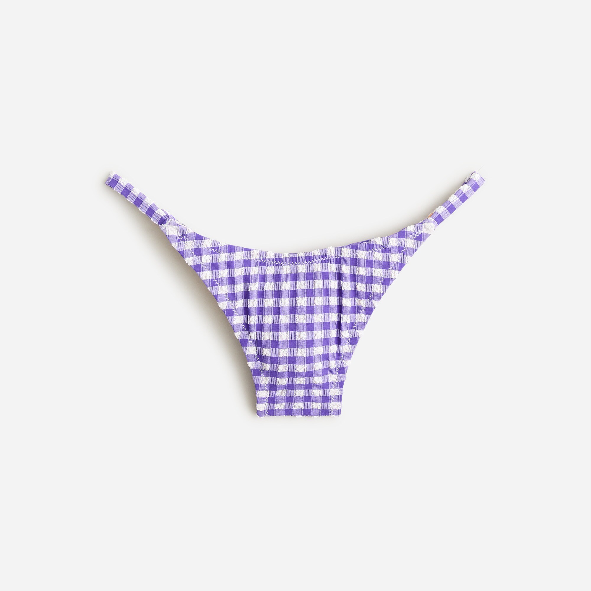  '90s no-tie string bikini bottom in gingham