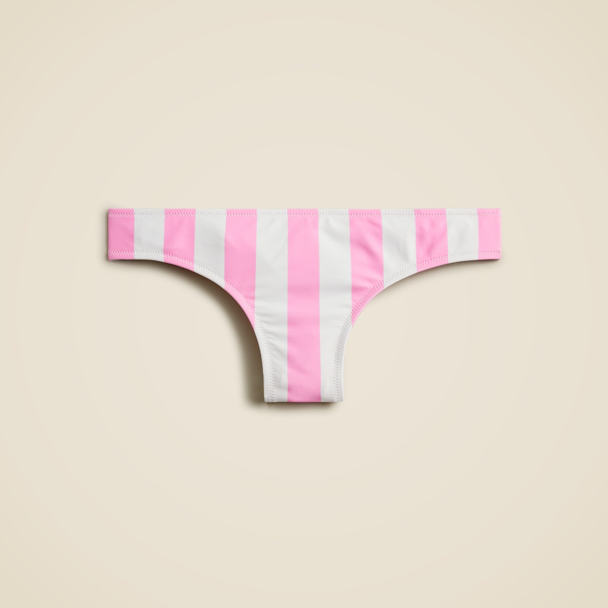 Surf hipster bikini bottom in pink stripe