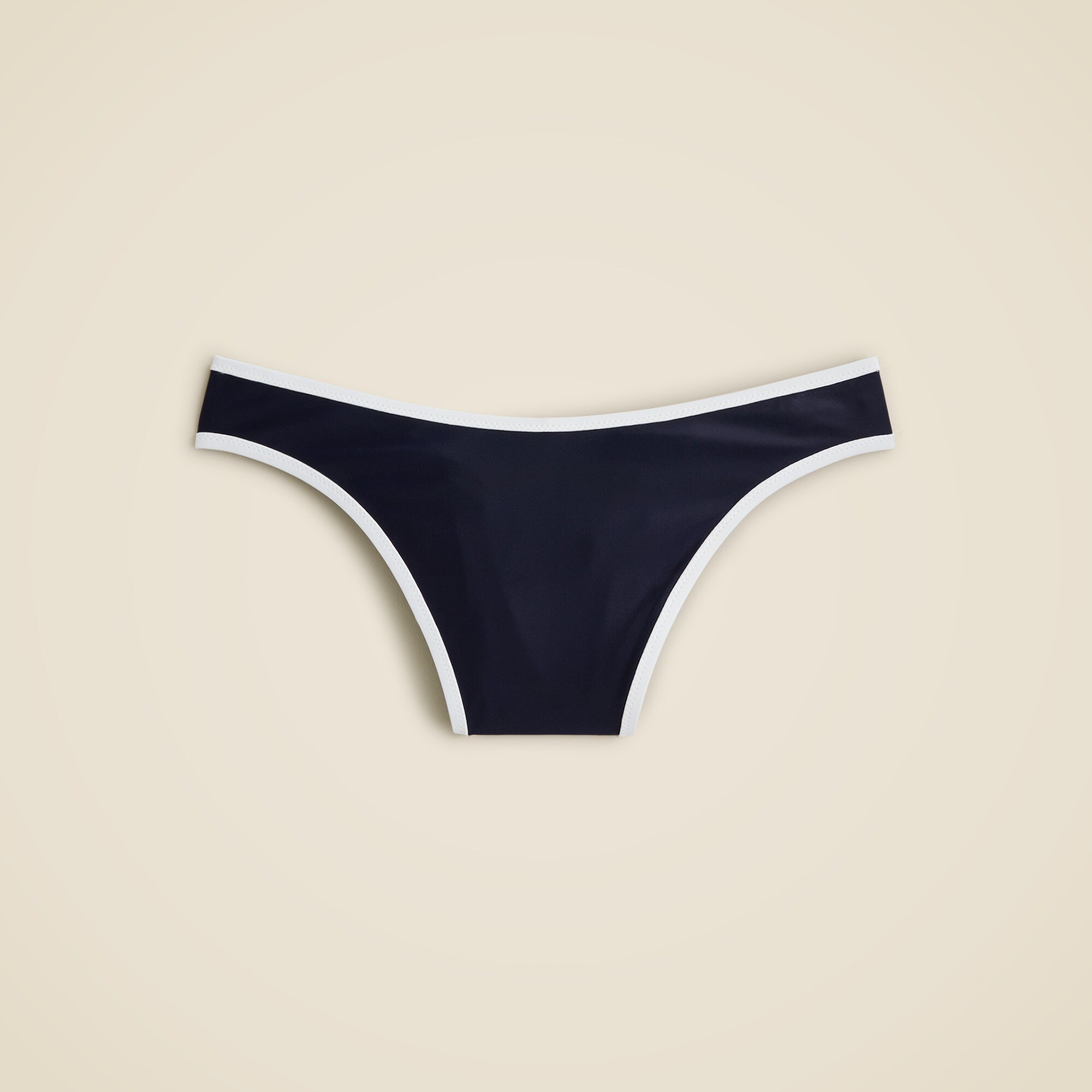 '90s high-leg bikini bottom with contrast trim