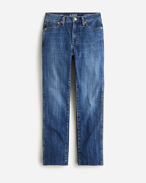 womens 9&quot; vintage slim-straight jean in Giselle wash