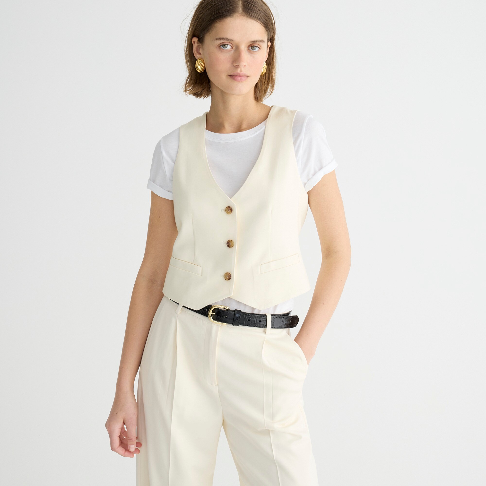  Classic-fit vest in city twill