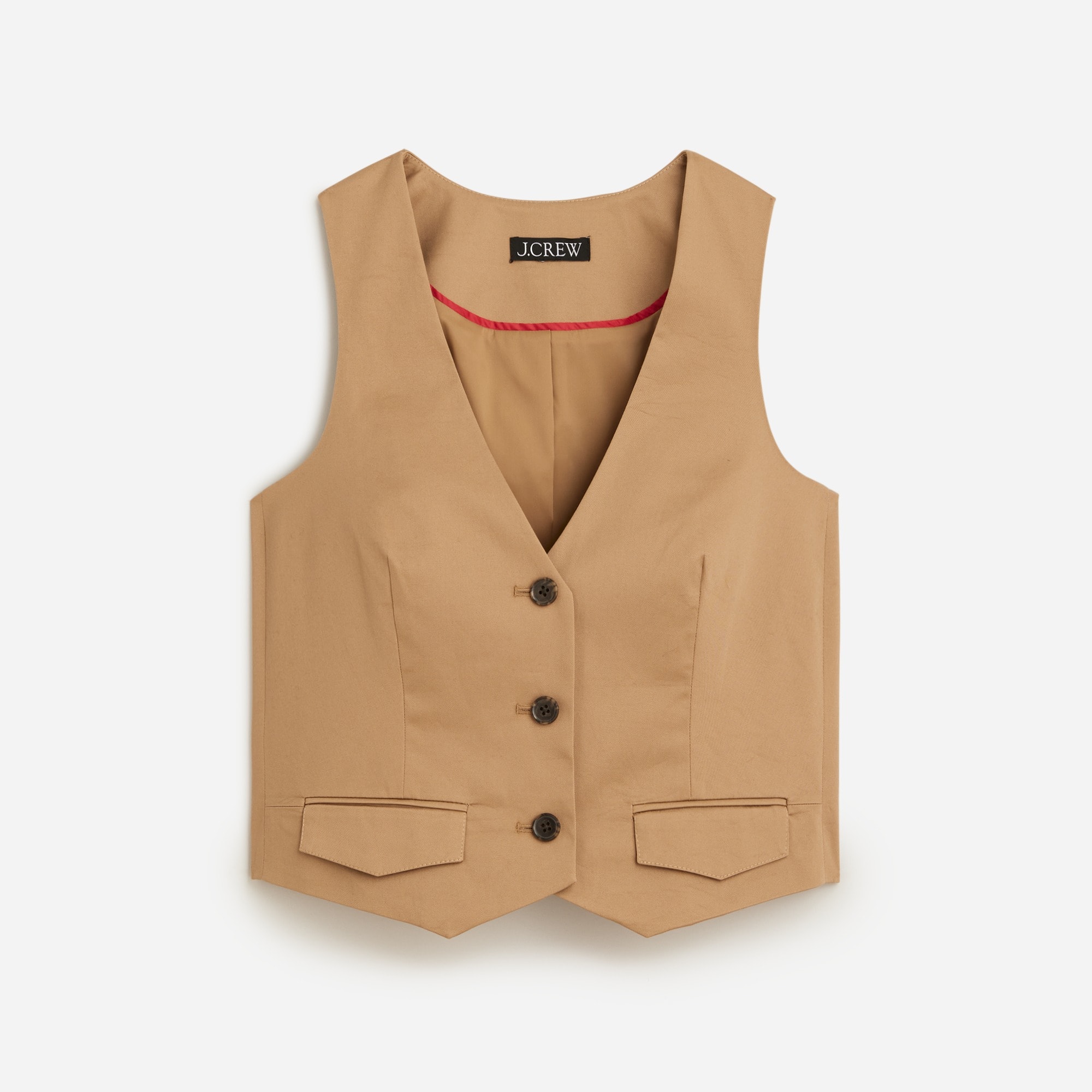  Slim-fit vest in lightweight chino