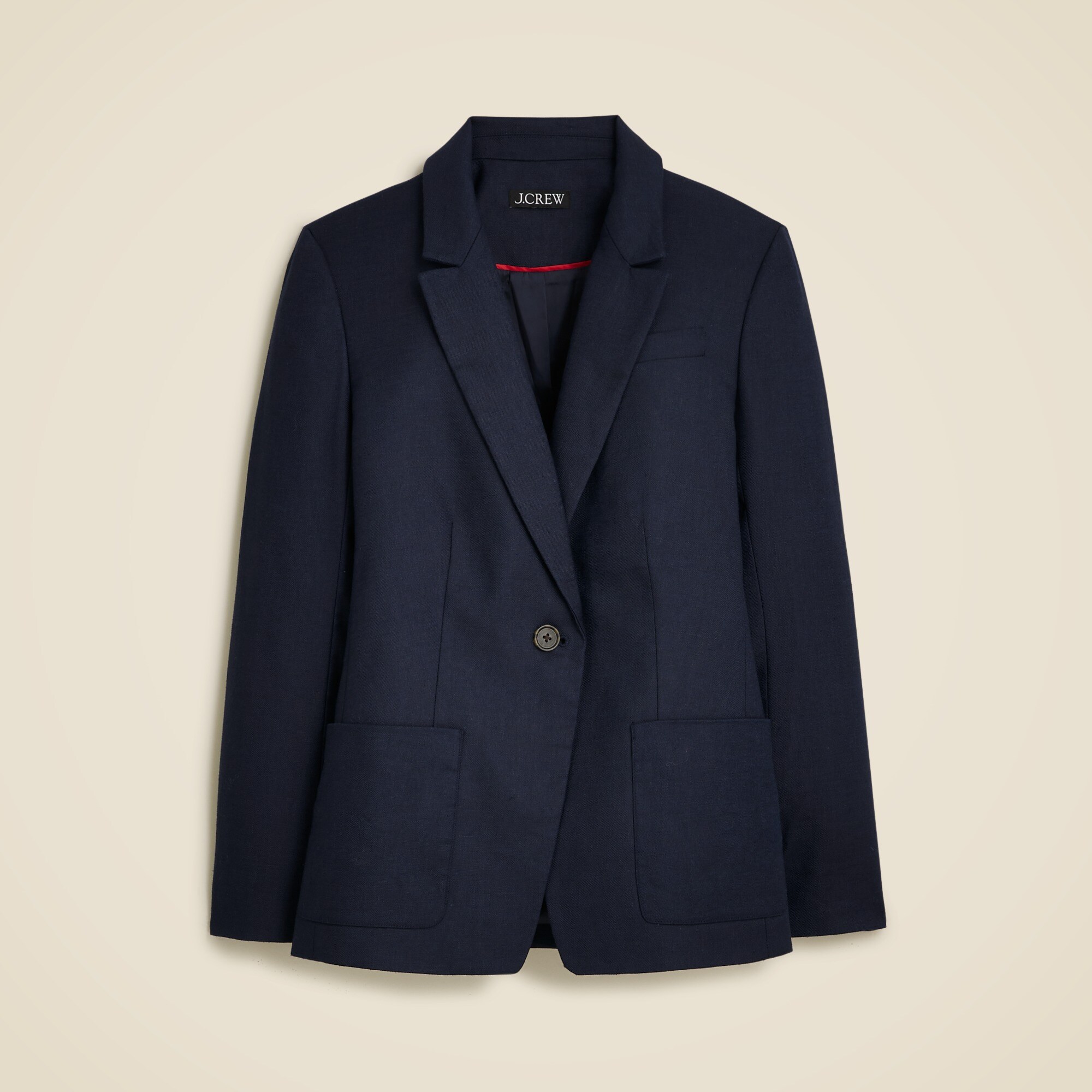 J.Crew Helena Blazer In Stretch Linen Blend For Women