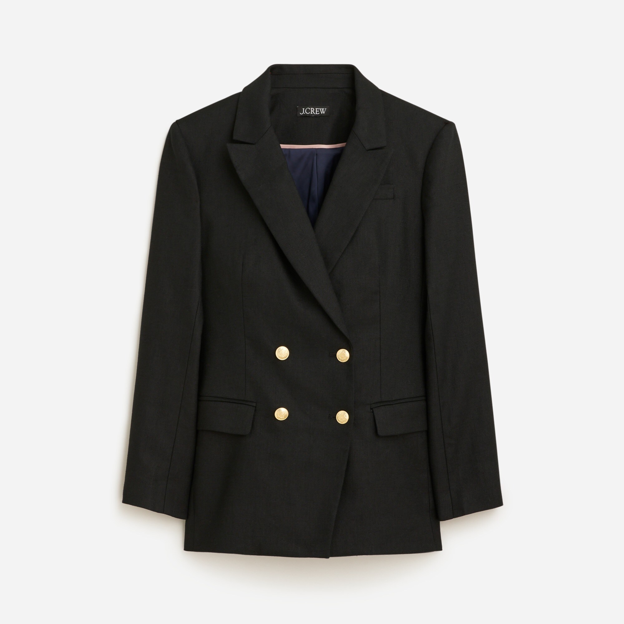 Greta blazer in stretch linen blend