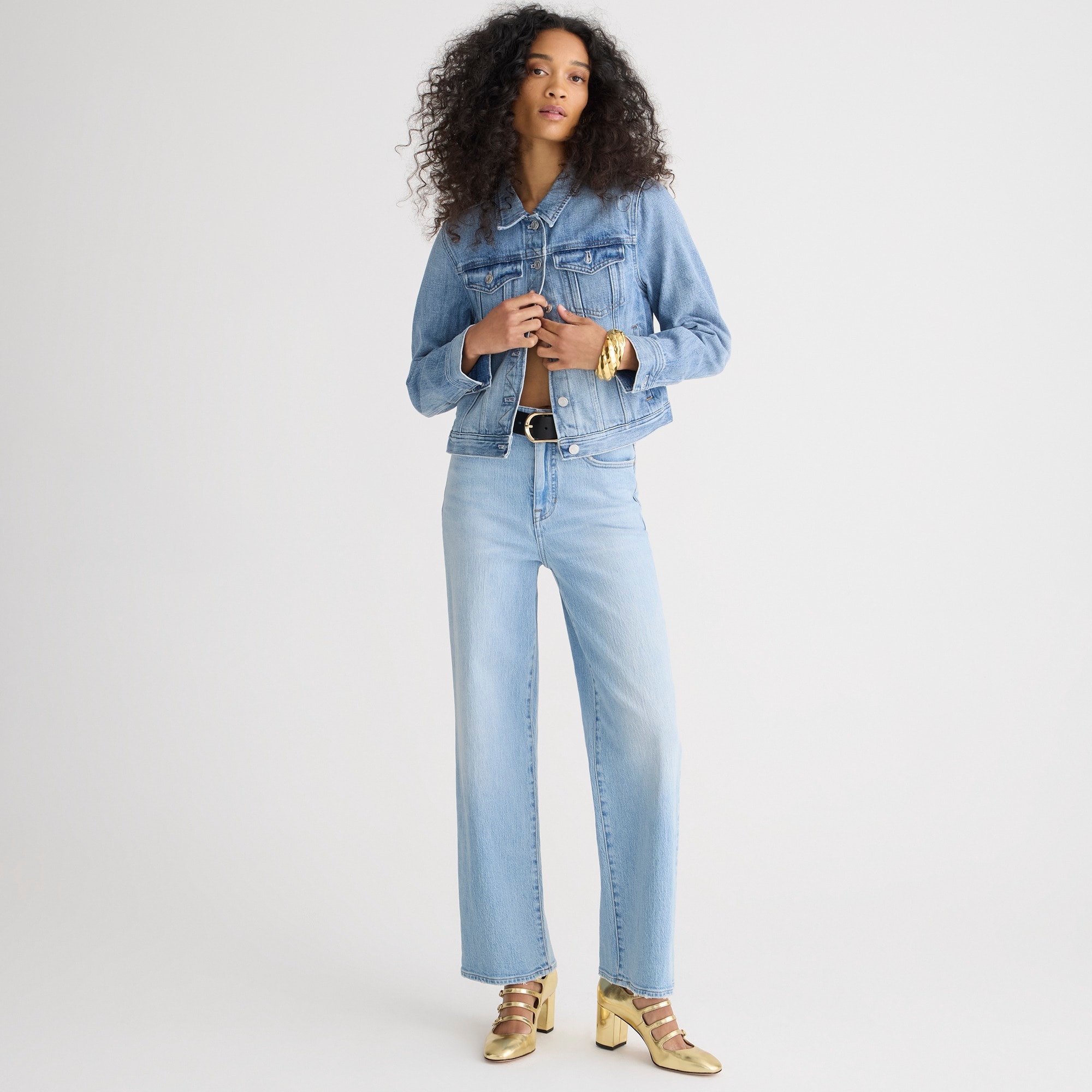The Jacey Slim Wide Leg Jean main image 1