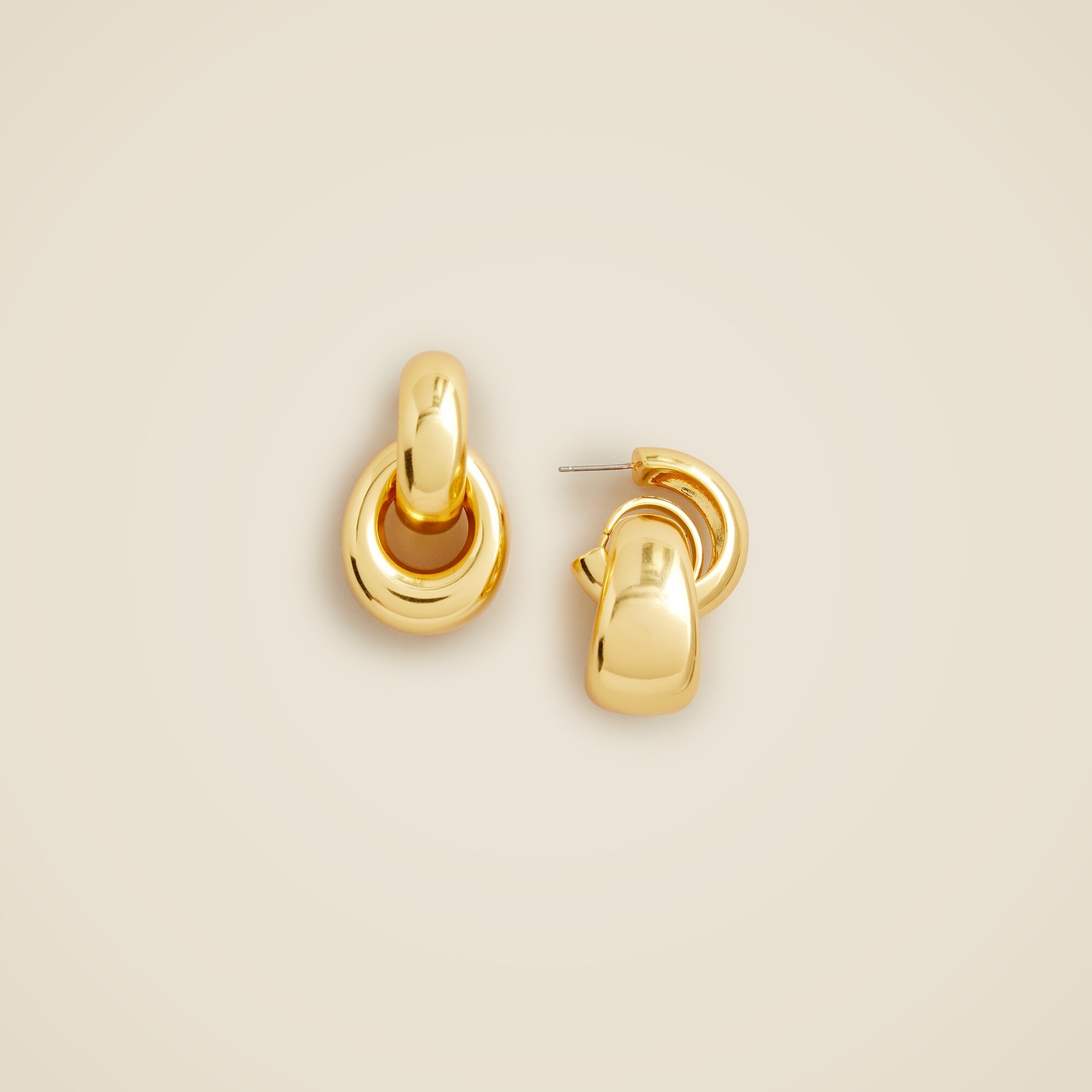 Rounded chainlink earrings