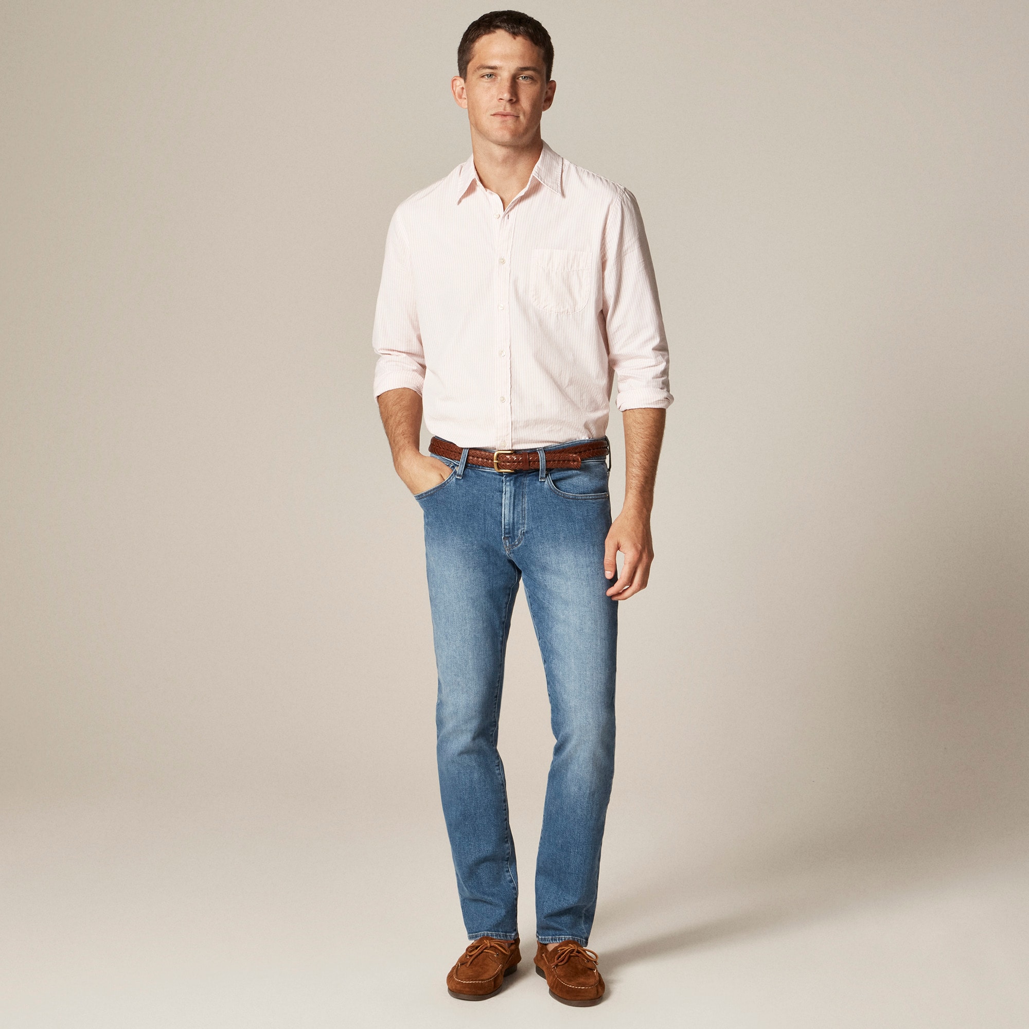 484 Slim-fit stretch jean in medium wash