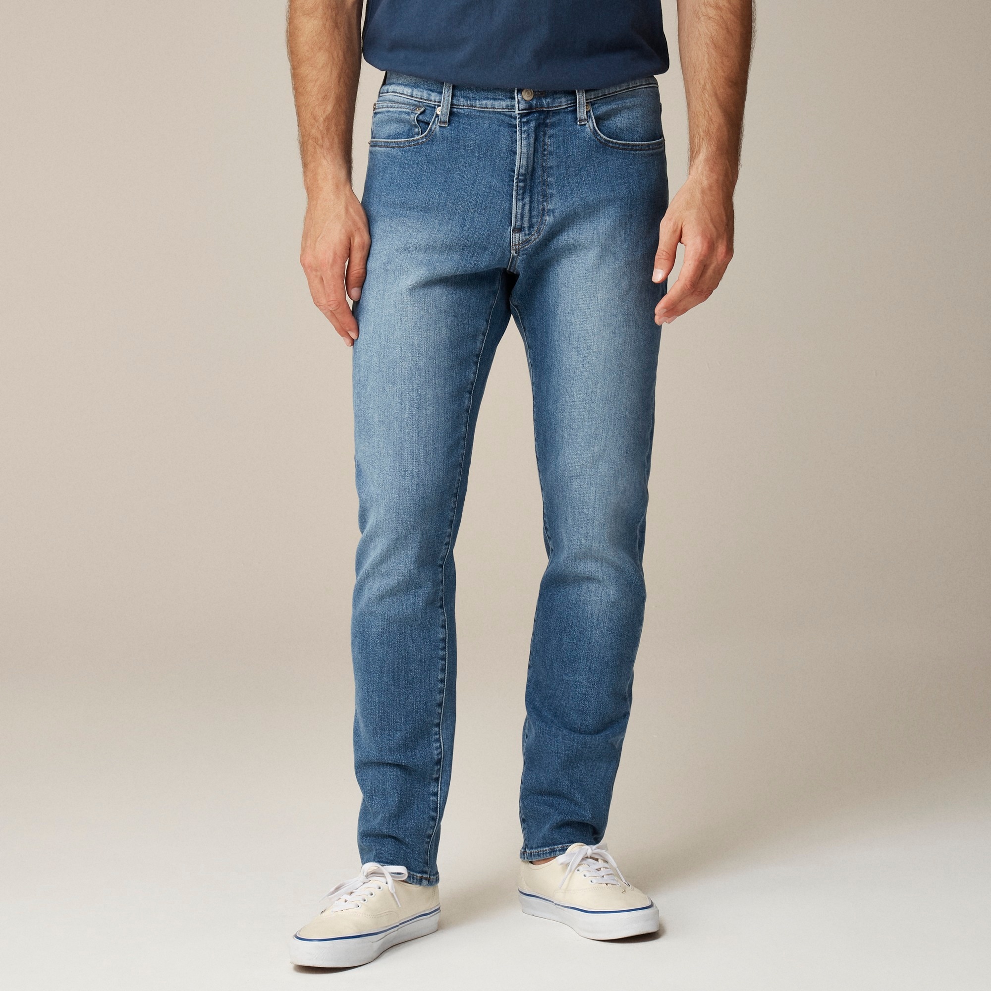 j.crew: 1040 athletic tapered-fit stretch jean in medium wash for men