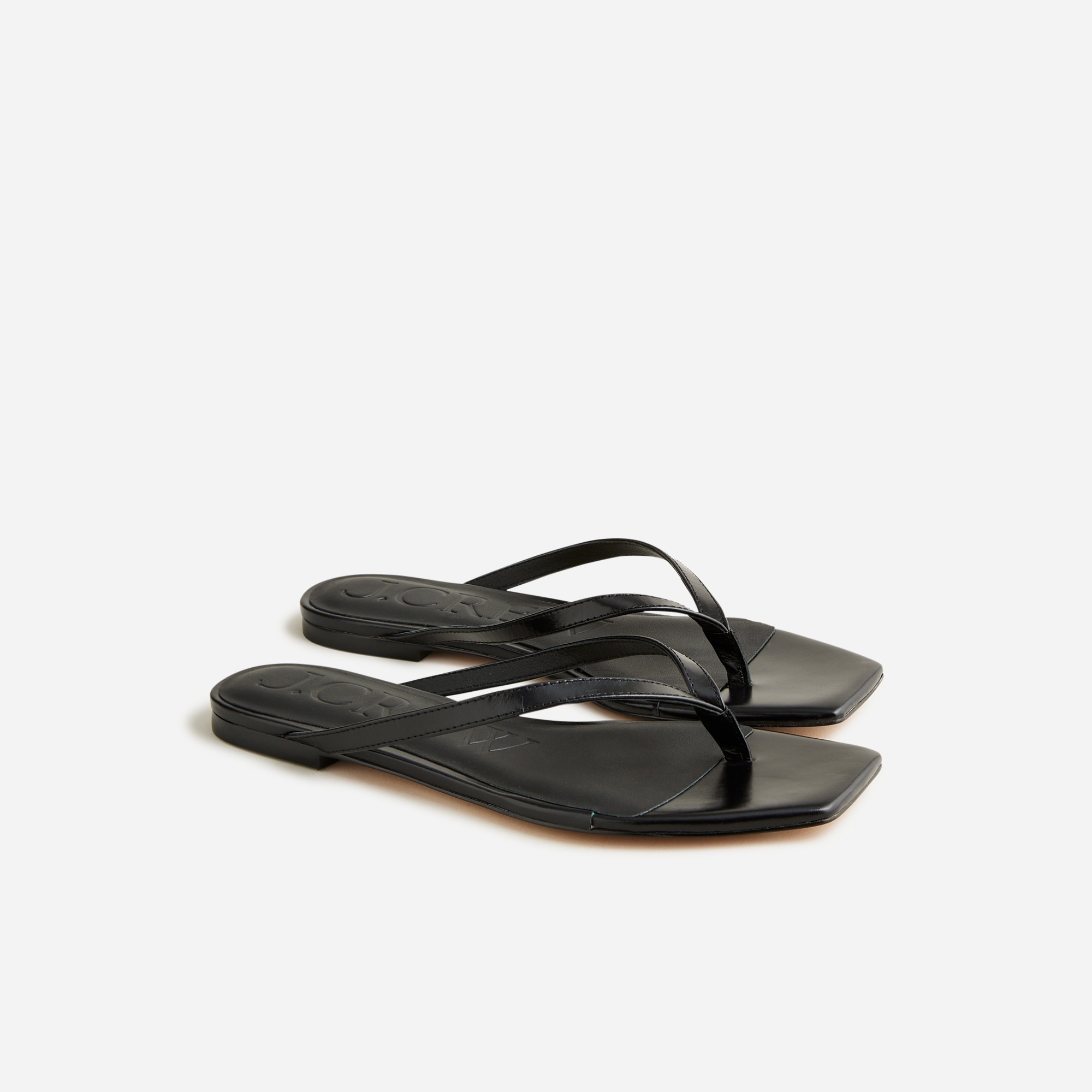 womens New Capri thong sandals in leather