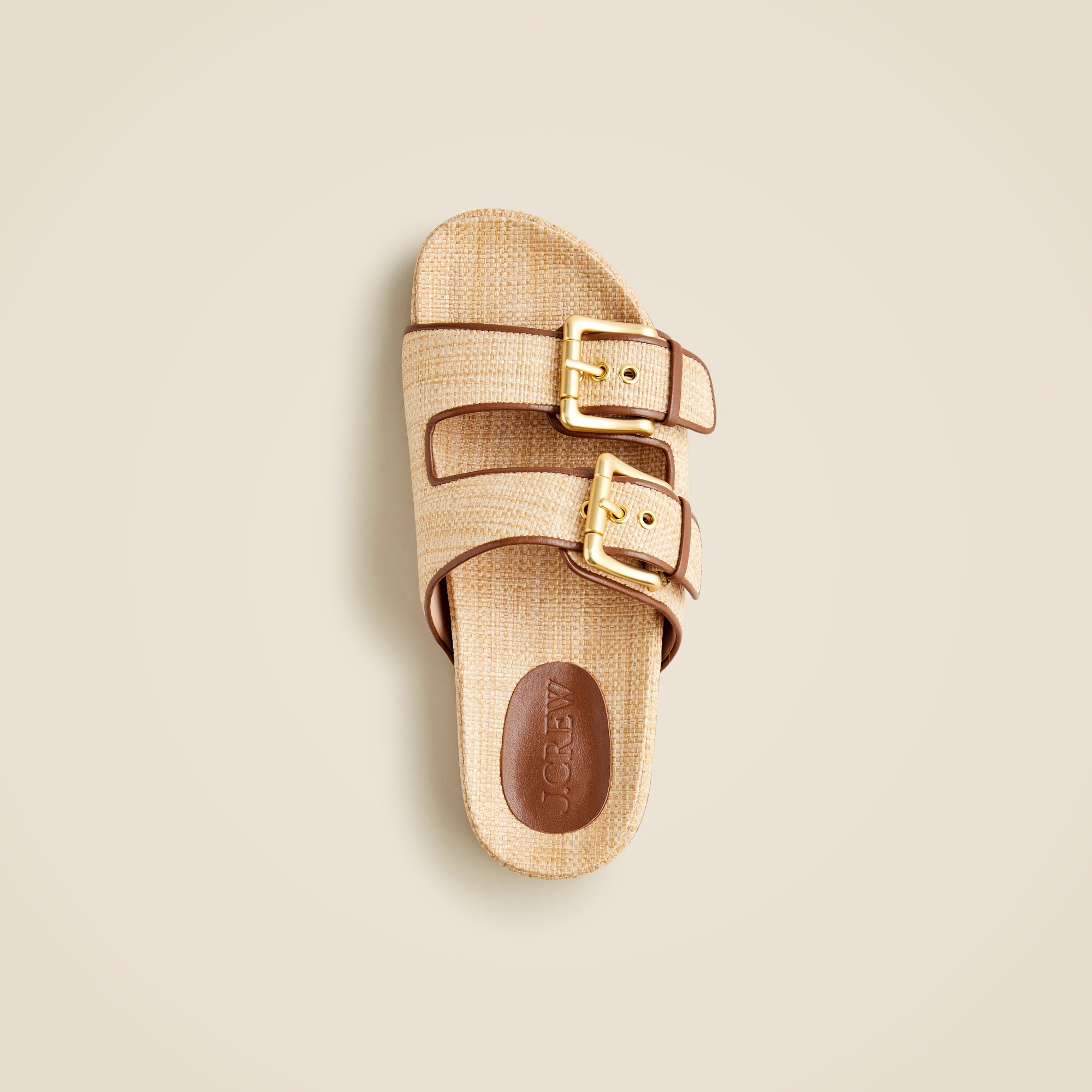 Marlow sandals in raffia