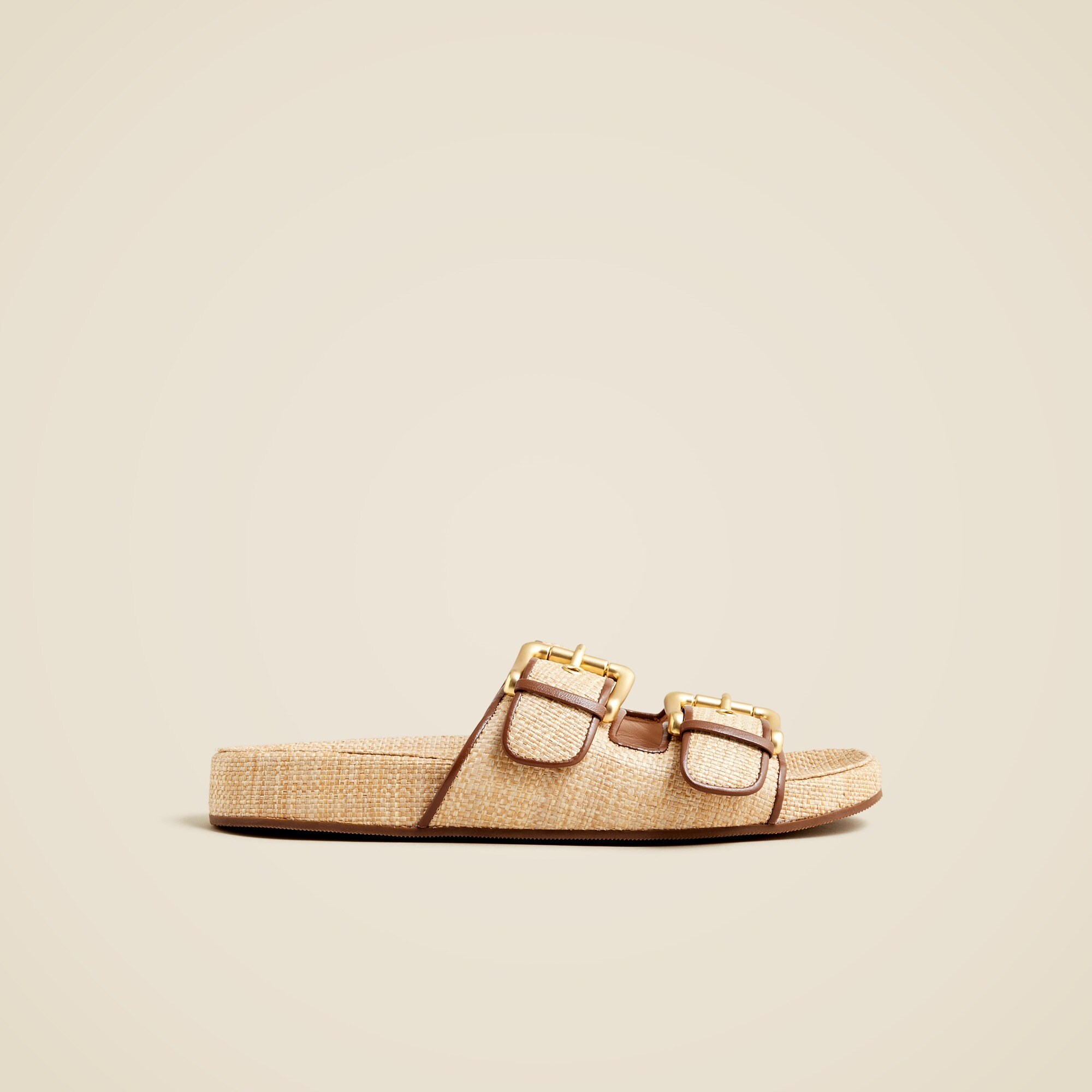Marlow sandals in raffia
