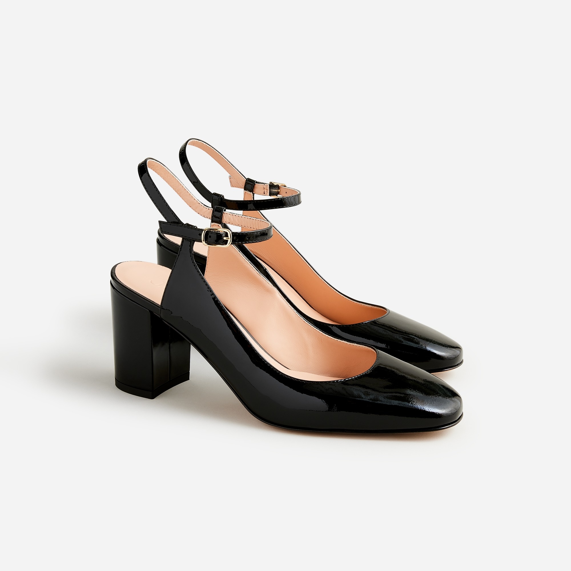womens Maisie ankle-strap heels in patent leather